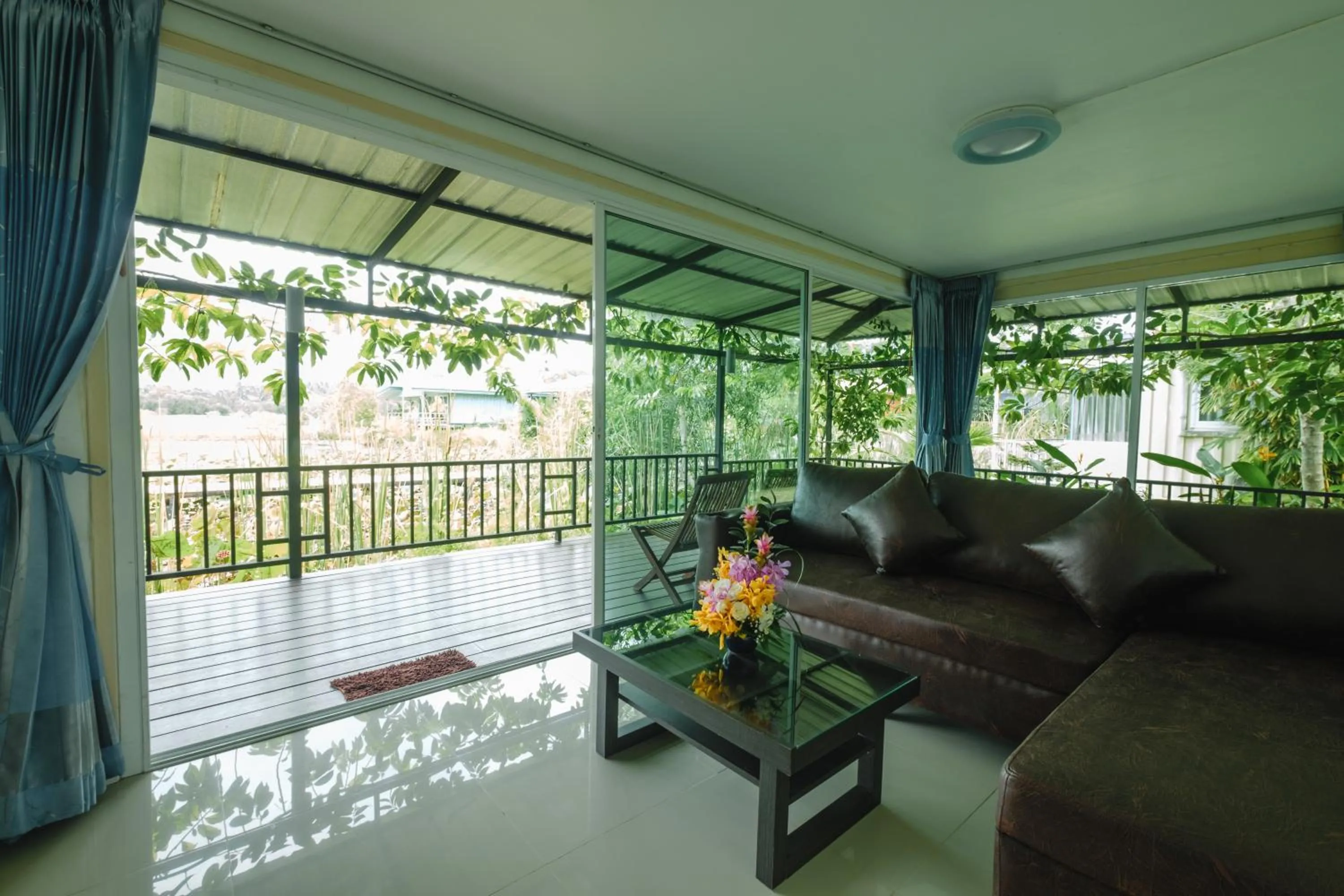 Living room in Saree Lagoon Villa Koh Samui