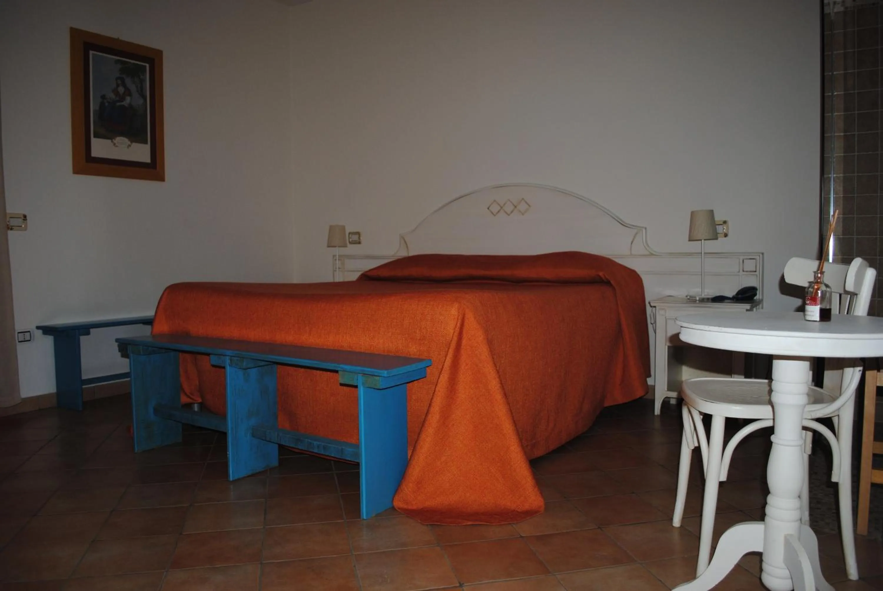 Balcony/Terrace, Bed in Hotel Giardino Giamperduto