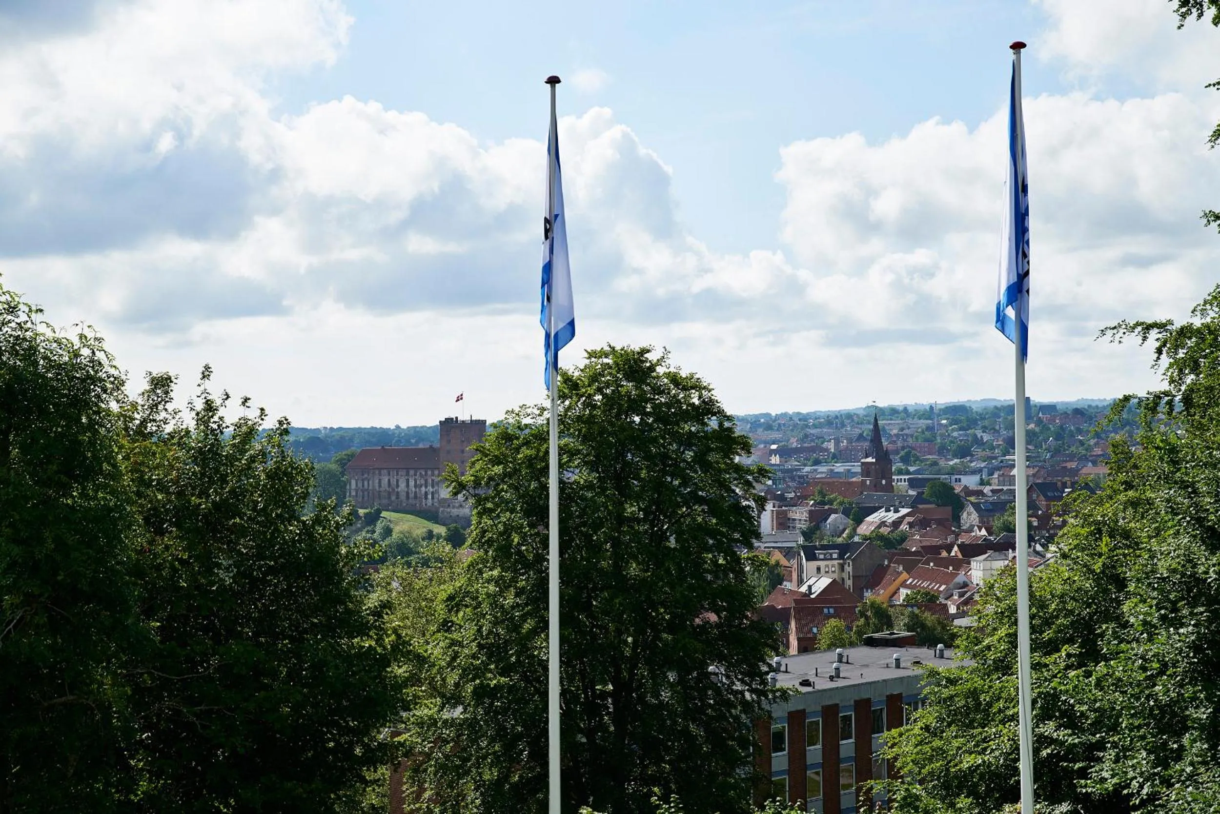 City view in Danhostel Kolding