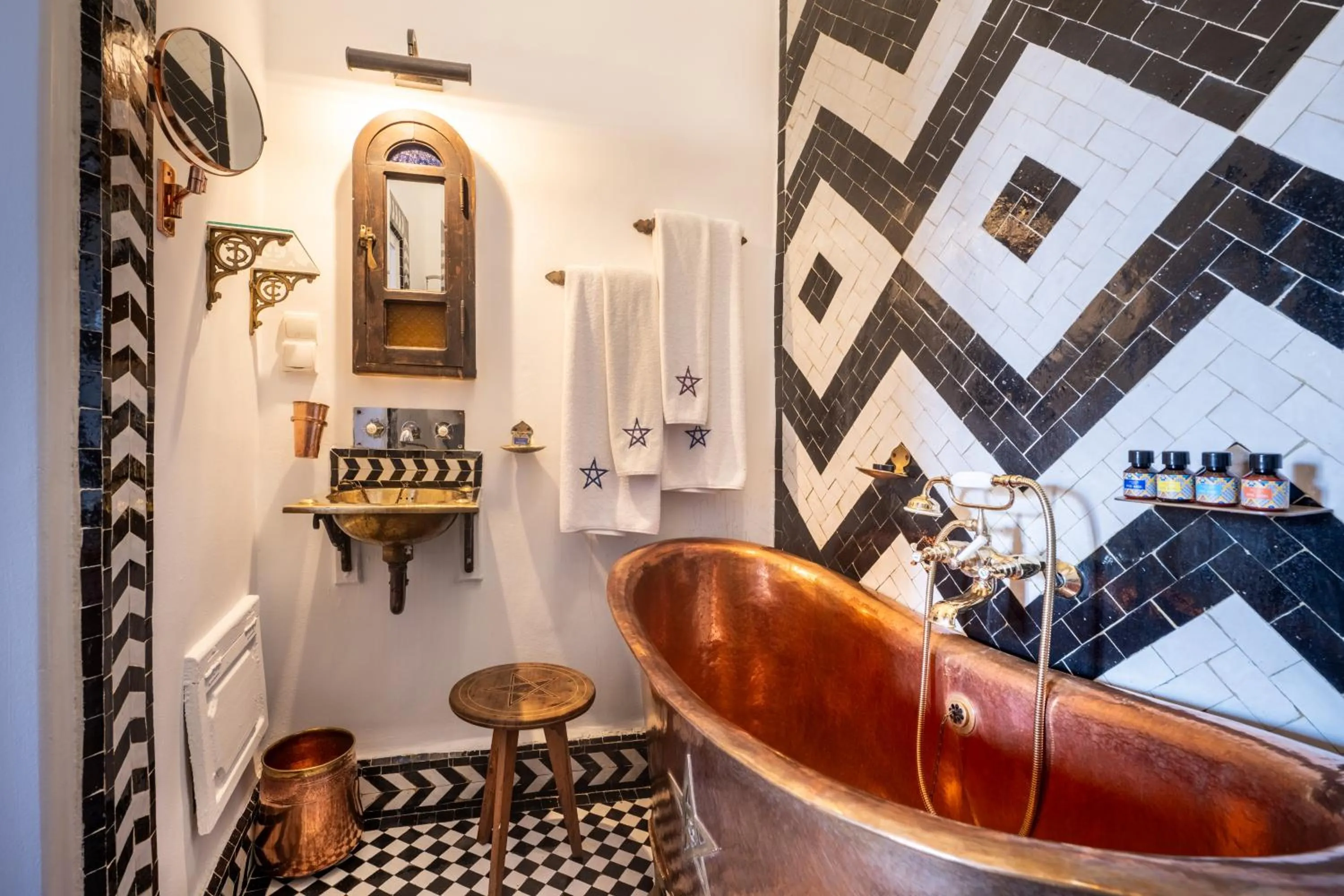 Bathroom in SALUT MAROC! Luxury Boutique Hotel & Restaurant