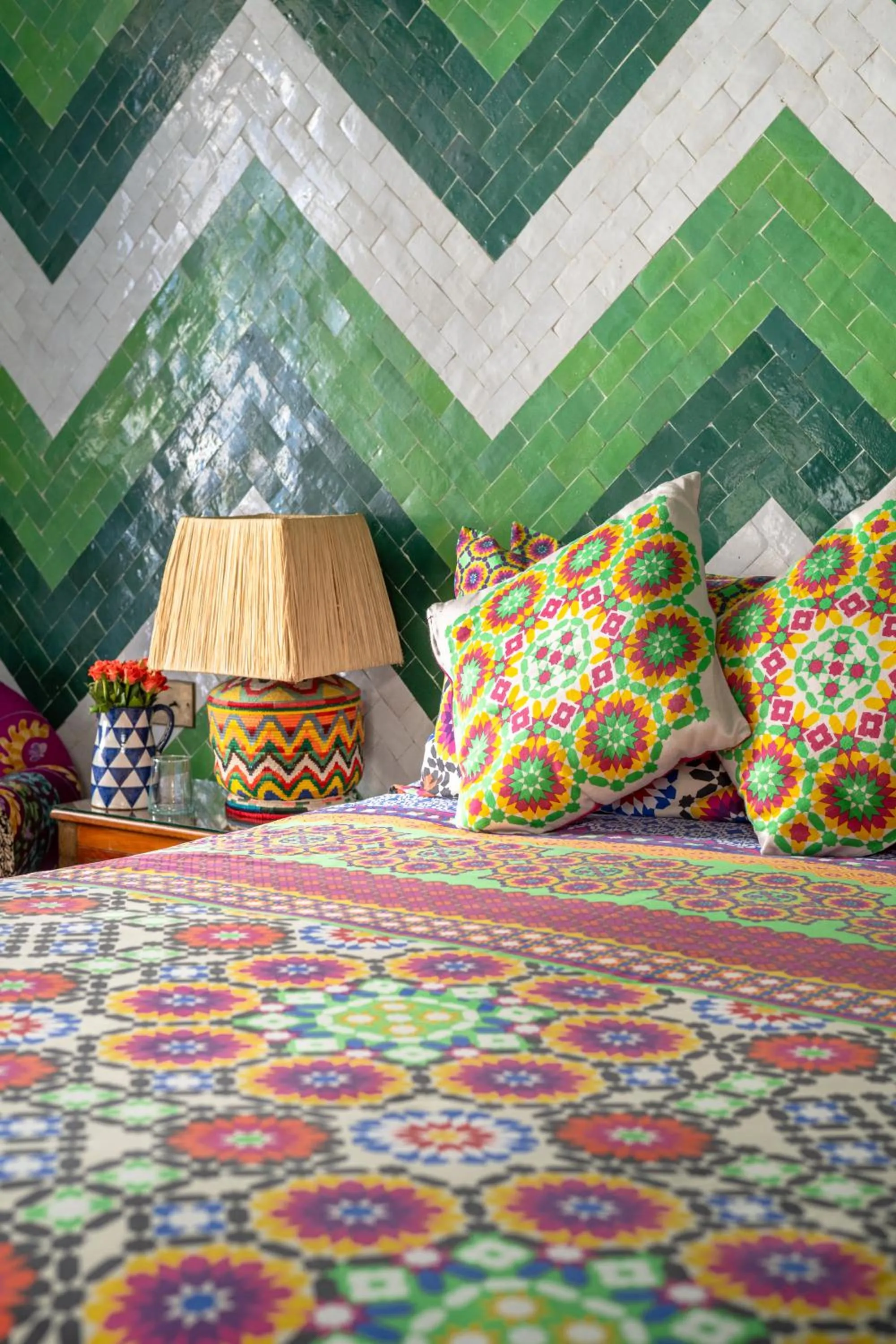 Bed in SALUT MAROC! Luxury Boutique Hotel & Restaurant