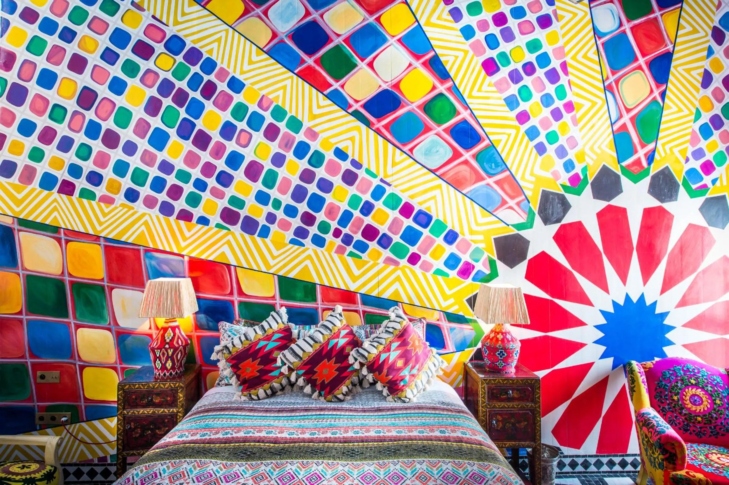 Bed in SALUT MAROC! Luxury Boutique Hotel & Restaurant