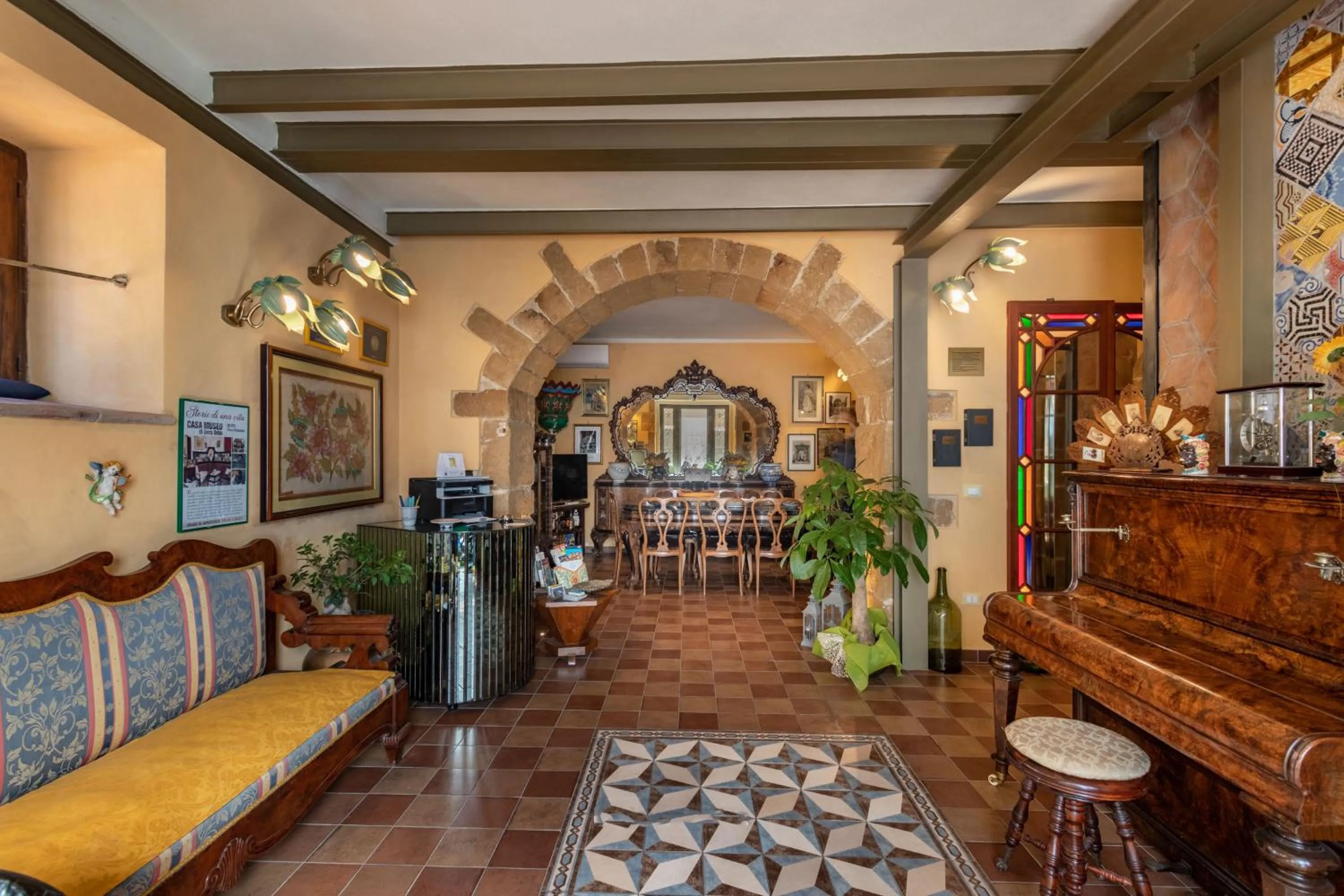 Lobby or reception in Villa Nicolaci - Liberty Suites