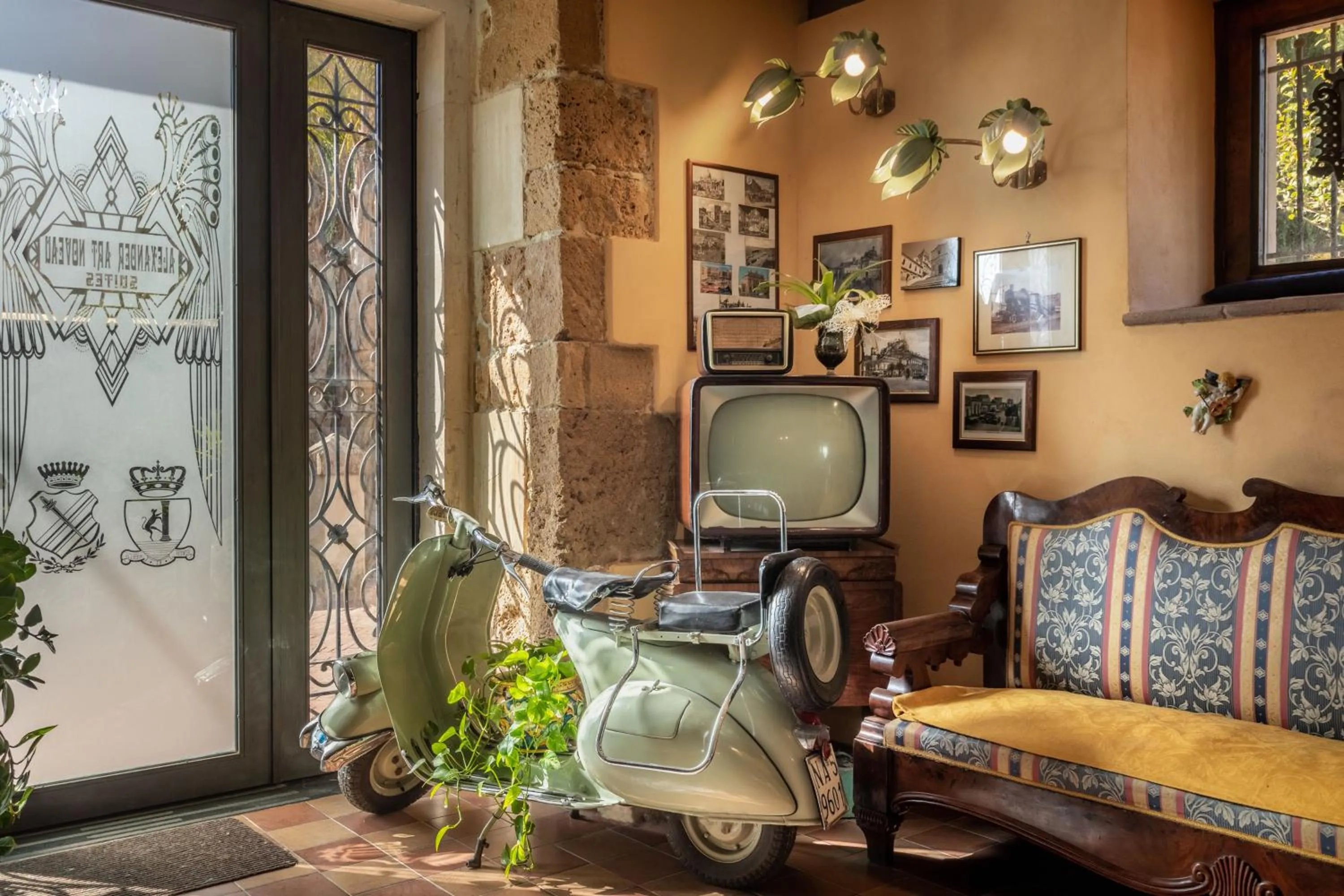 Lobby or reception in Villa Nicolaci - Liberty Suites