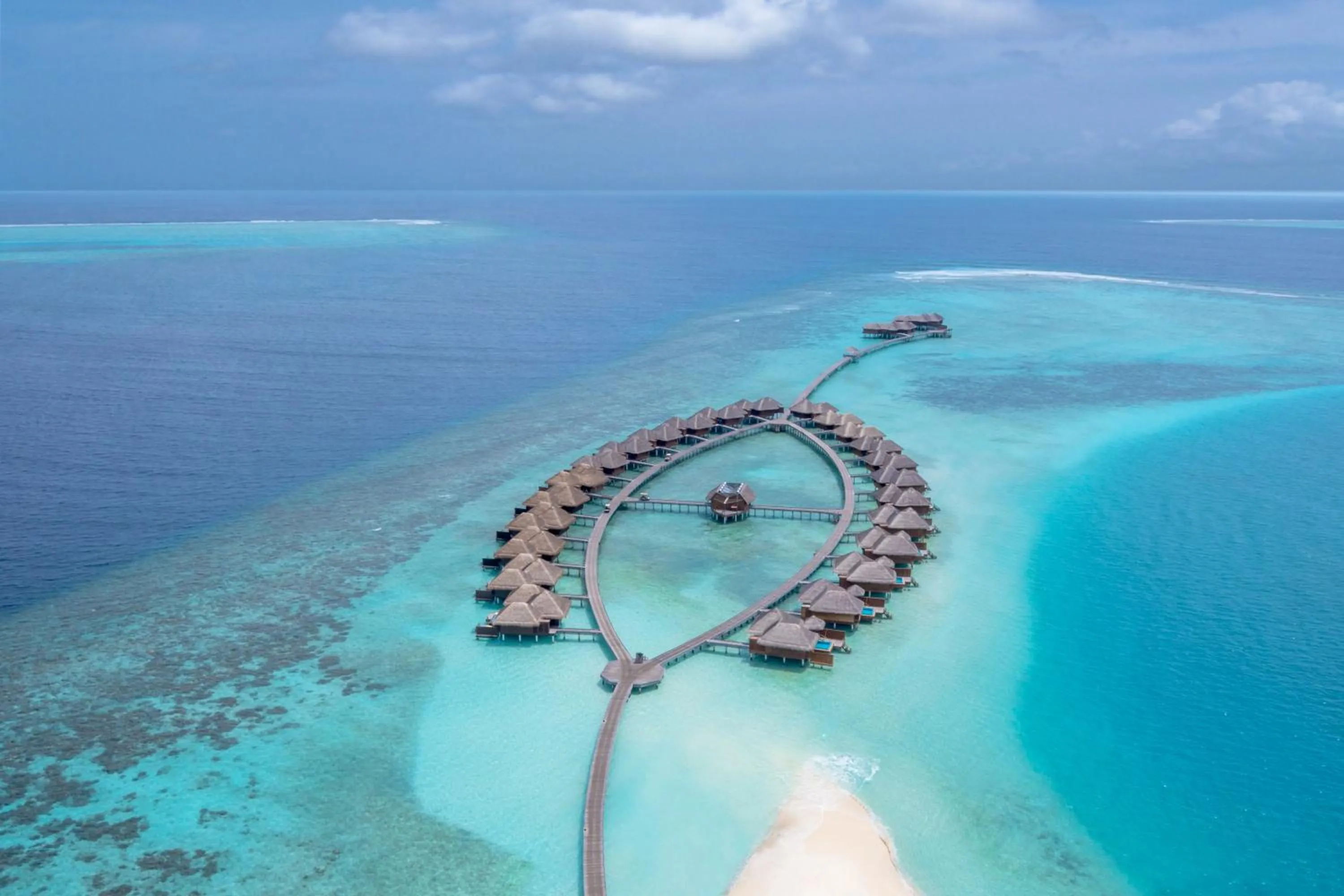 Bird's eye view in Huvafen Fushi Maldives