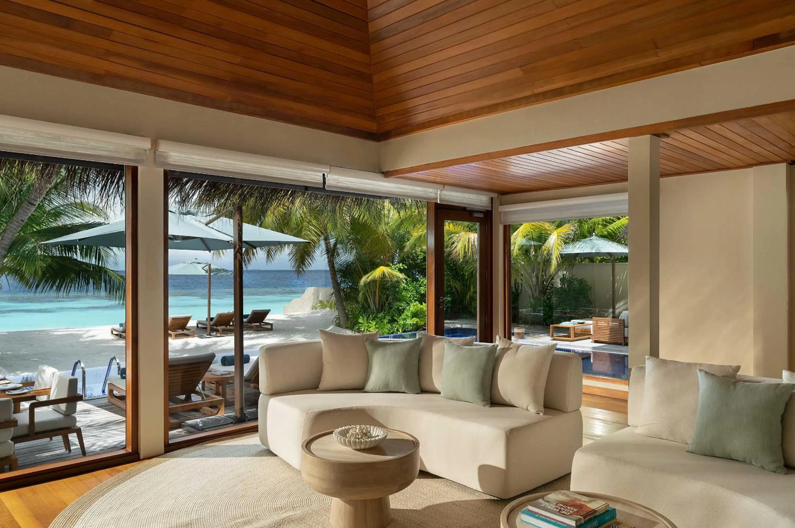 Living room in Huvafen Fushi Maldives