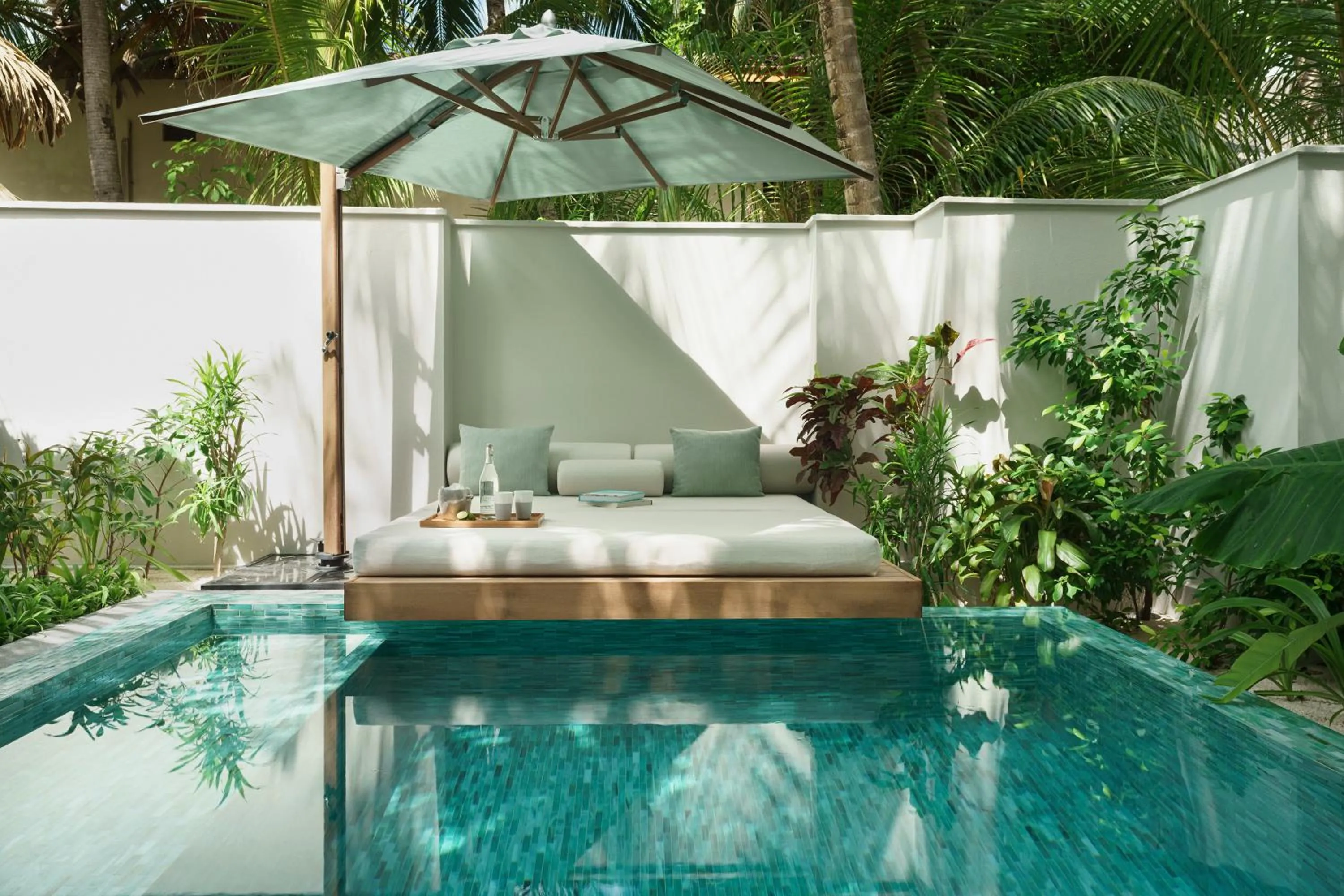 Natural landscape in Huvafen Fushi Maldives