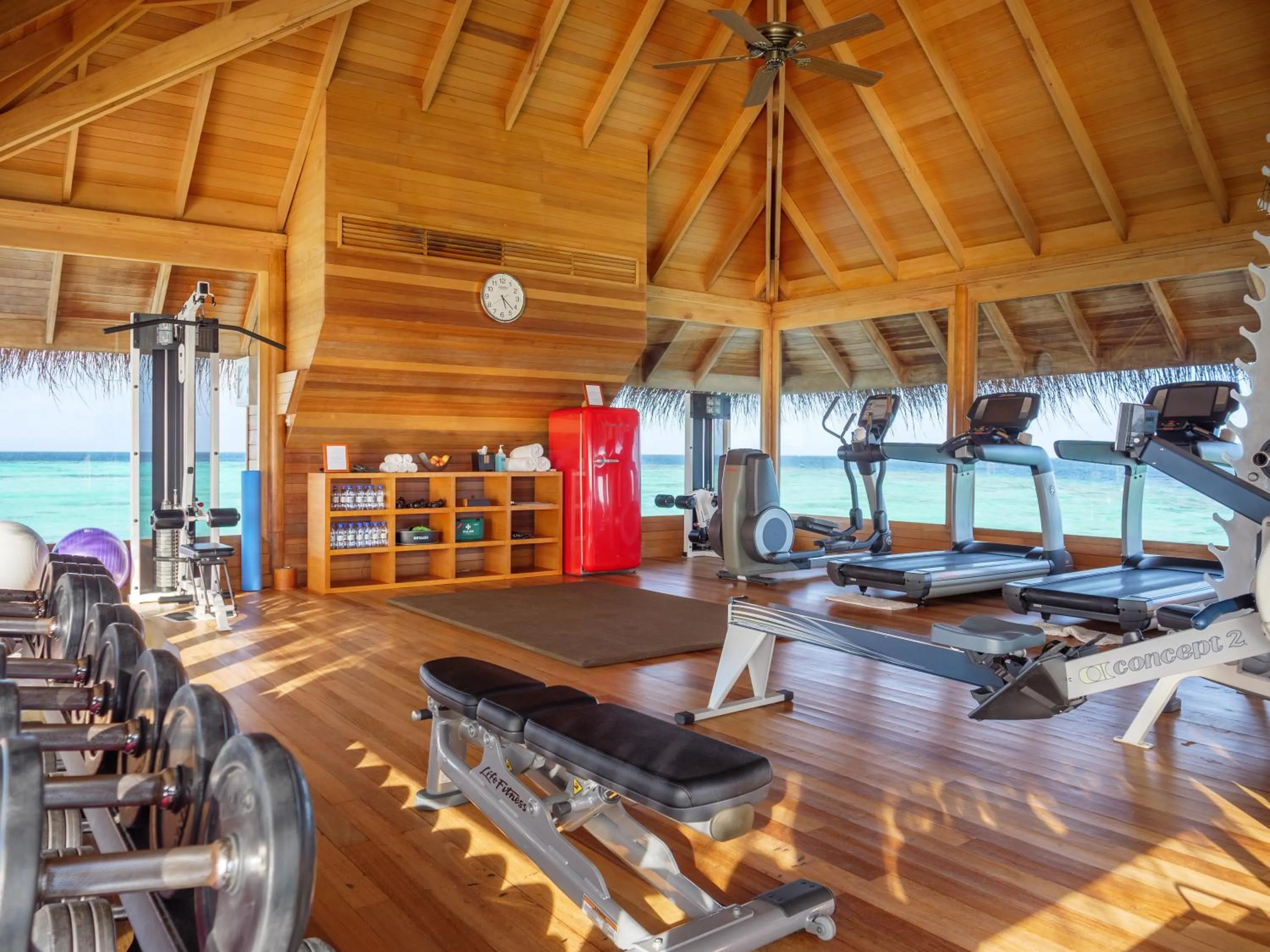 Fitness centre/facilities in Huvafen Fushi Maldives