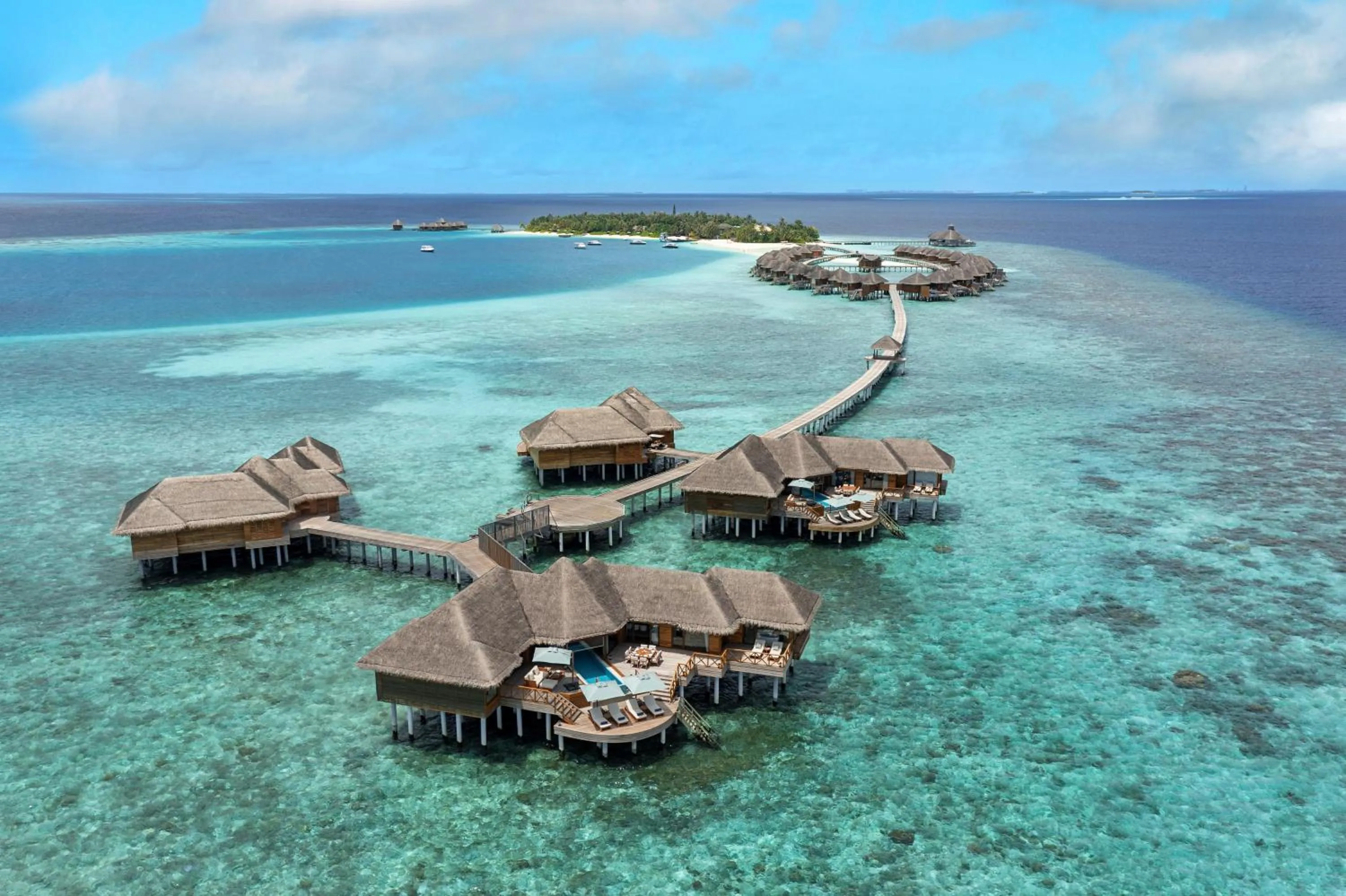 Natural landscape in Huvafen Fushi Maldives