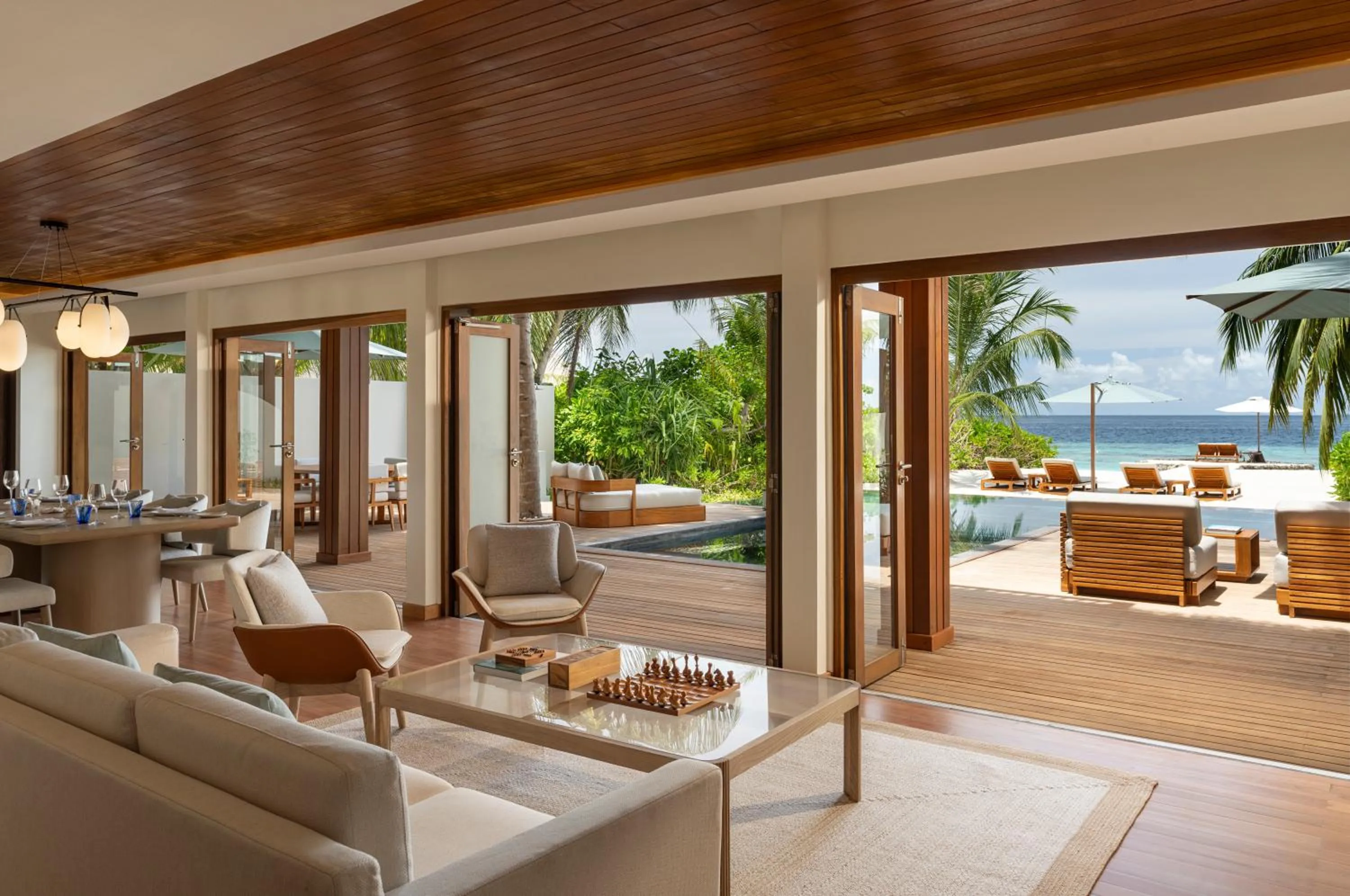 Living room in Huvafen Fushi Maldives
