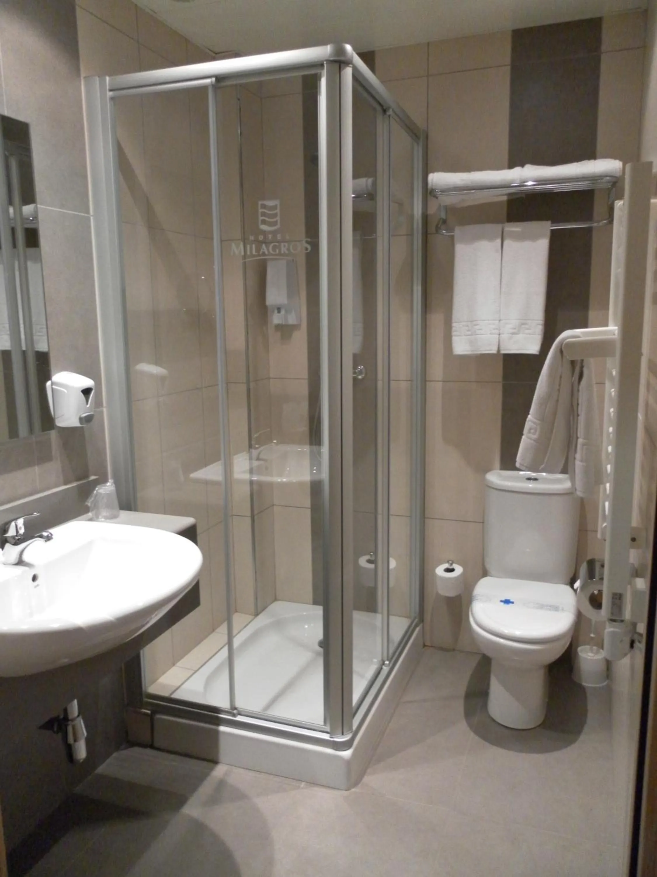 Bathroom in Hotel Milagros Rio Riaza