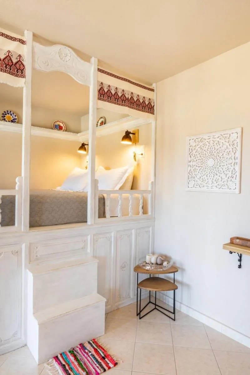 Bed in Elaia Villas