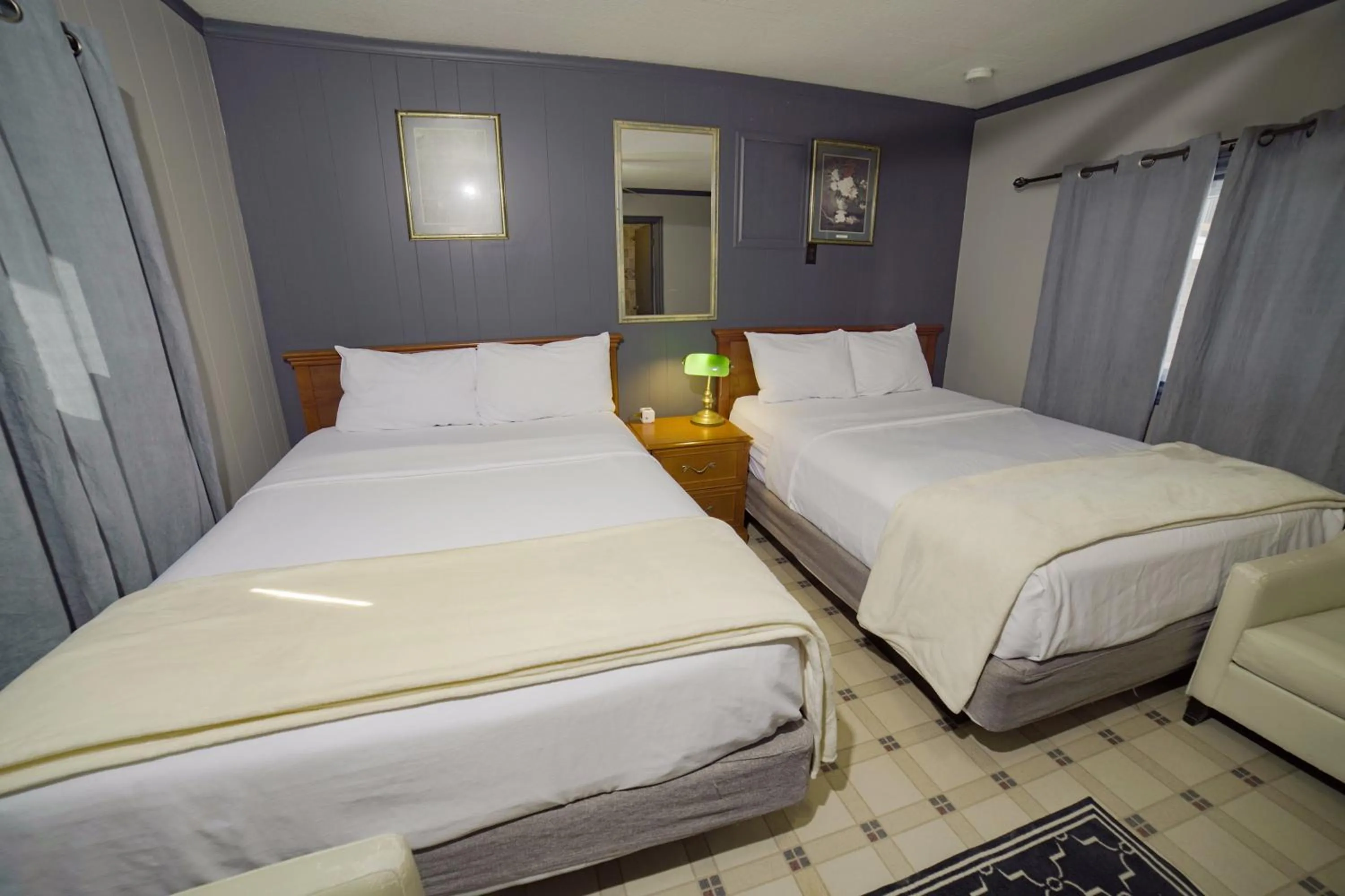 Bed in Glen Garry motel and cottages