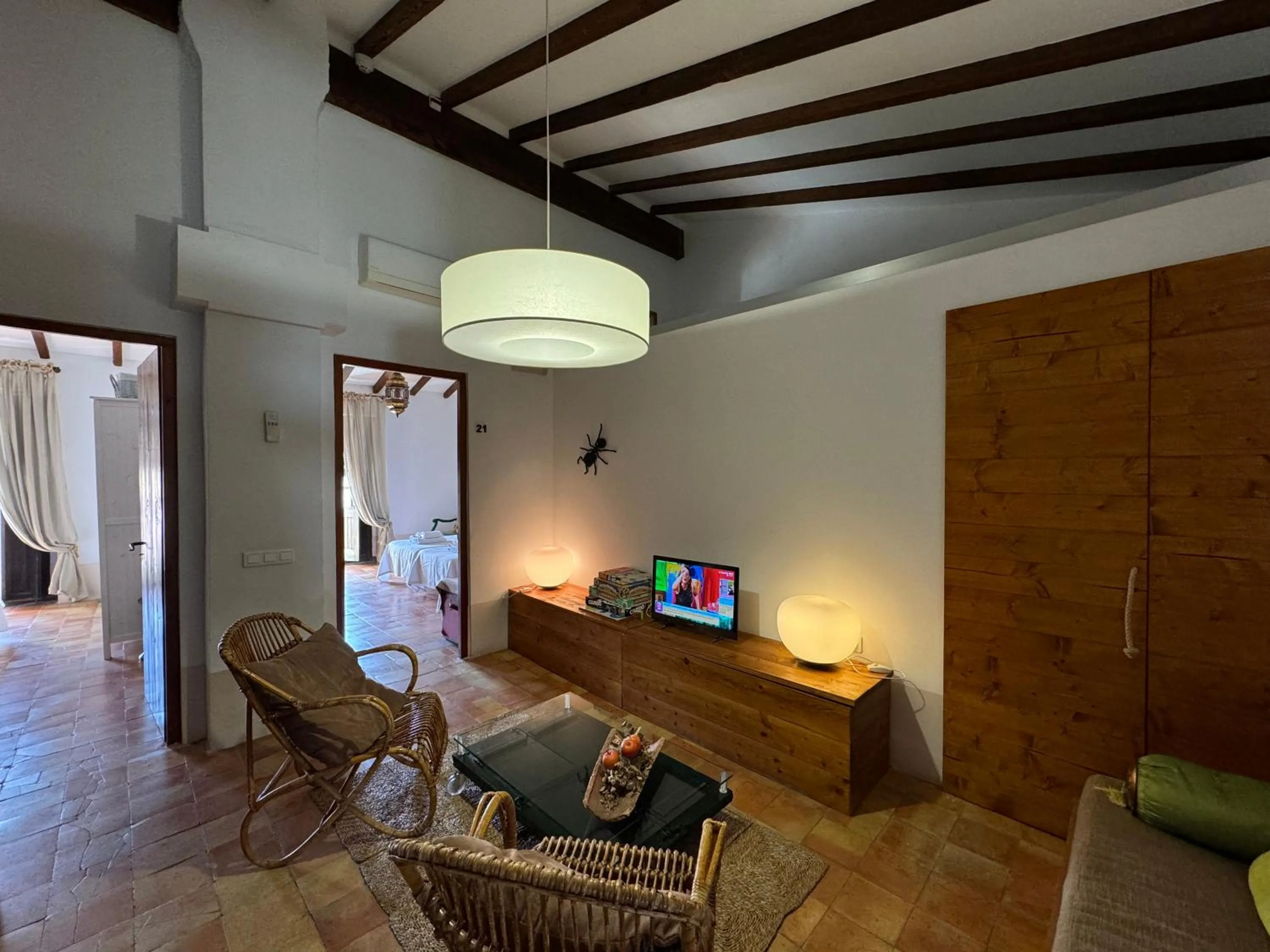 Communal lounge/ TV room in Casa Arizo, Hotel Boutique