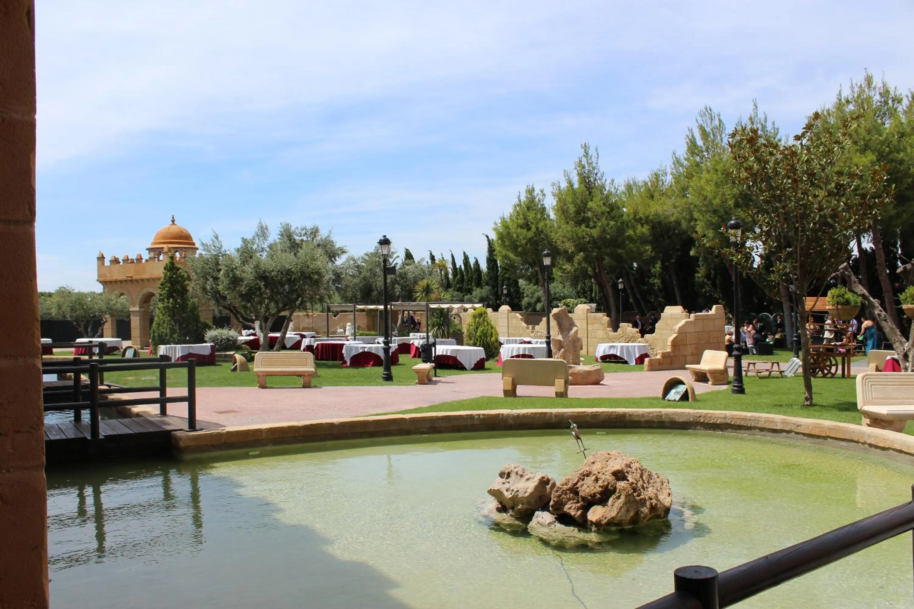 Garden in Hotel Castillo Bonavía