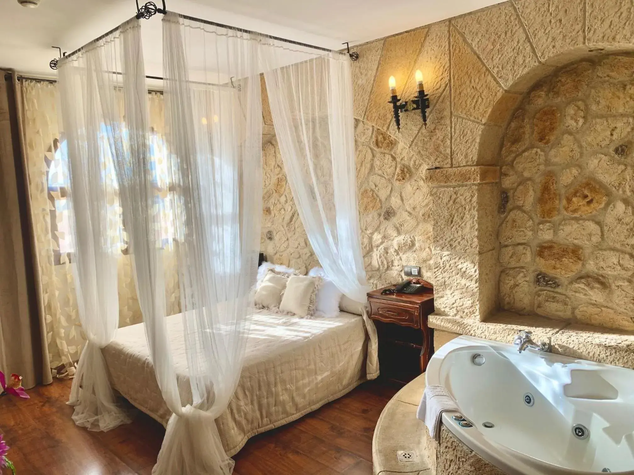 Bed in Hotel Castillo Bonavía Bed in Hotel Castillo Bonavía