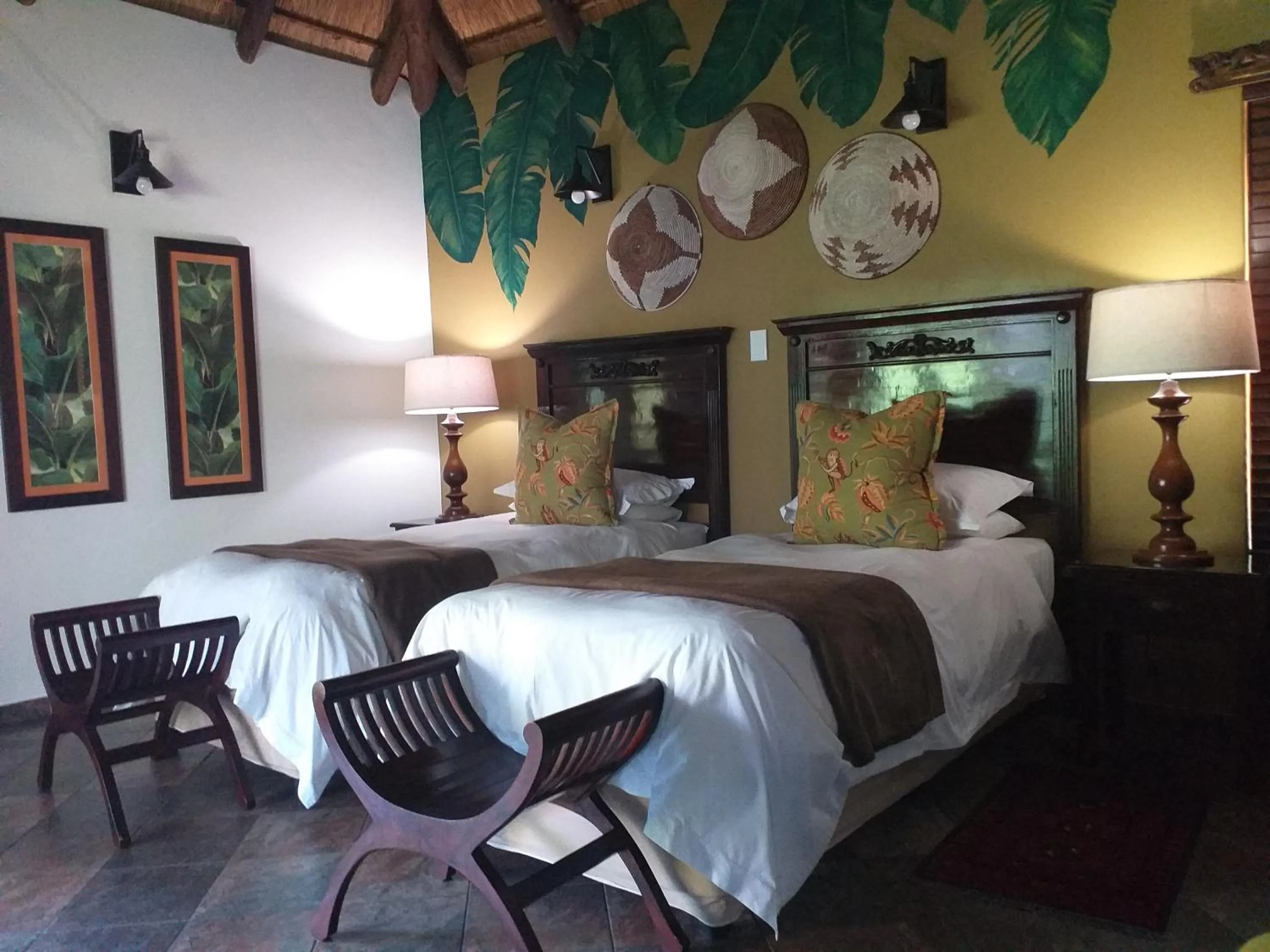 Bed in Lodge Afrique