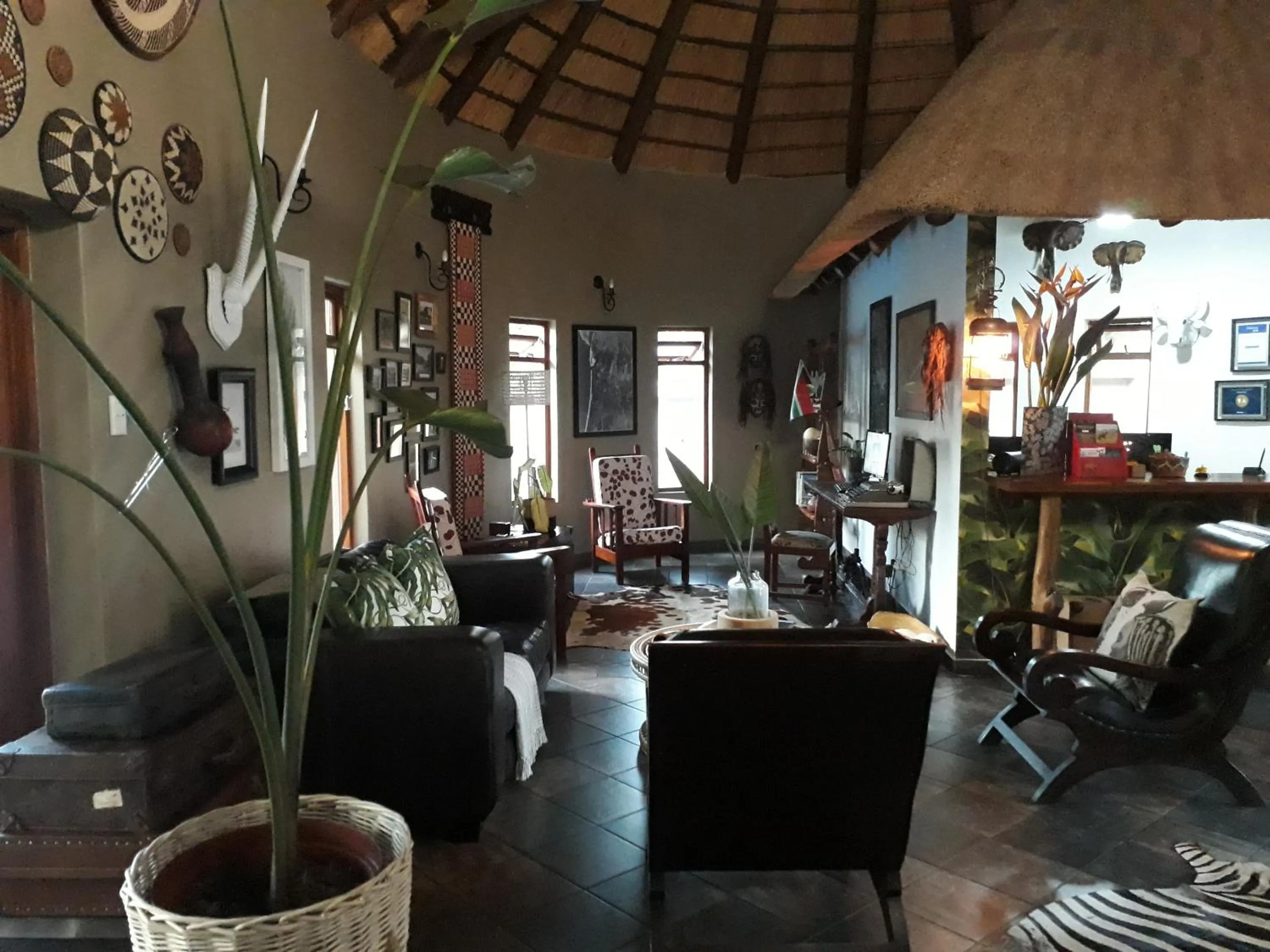 Living room in Lodge Afrique