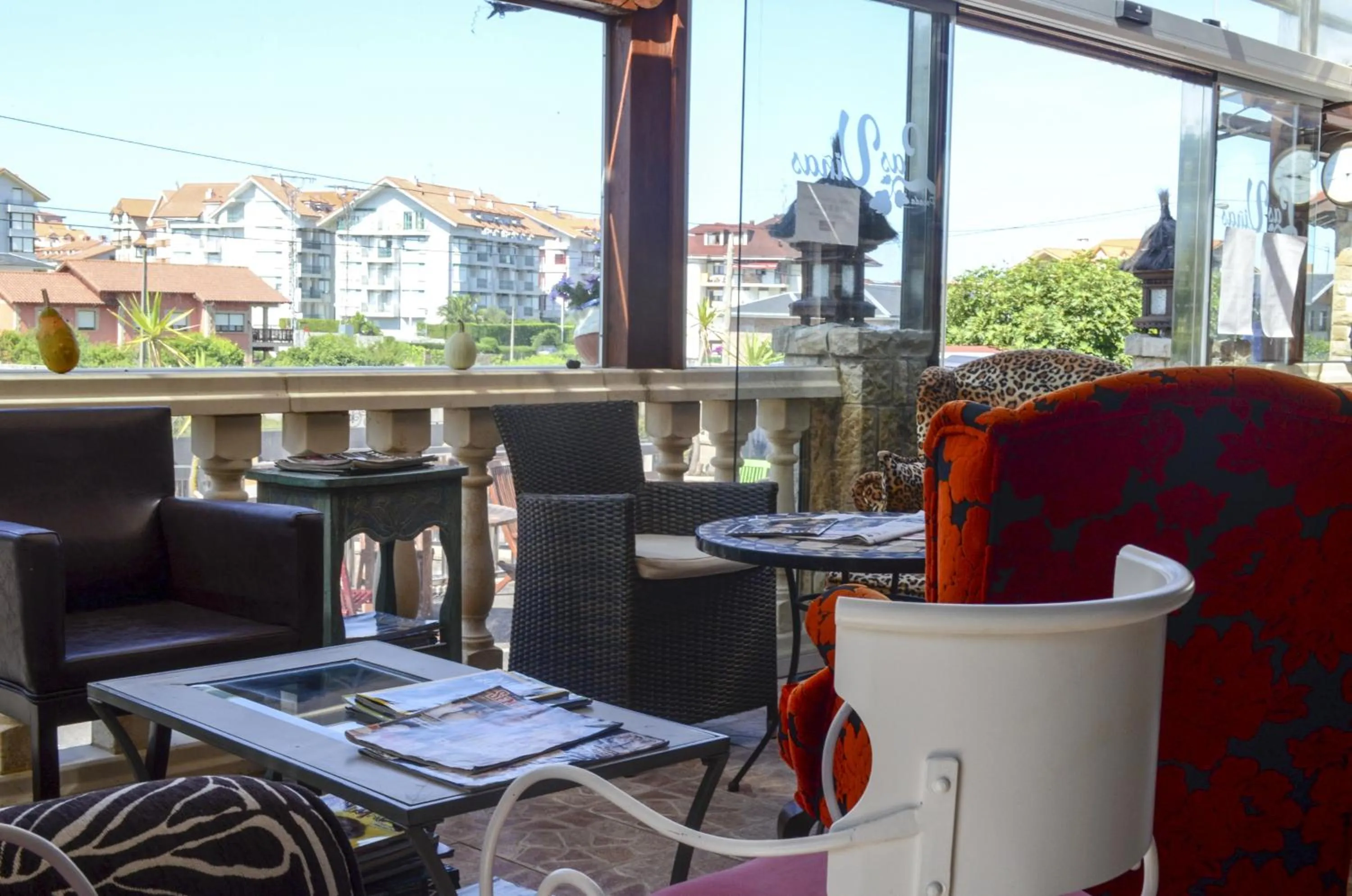 Balcony/Terrace in Hosteria Las Viñas