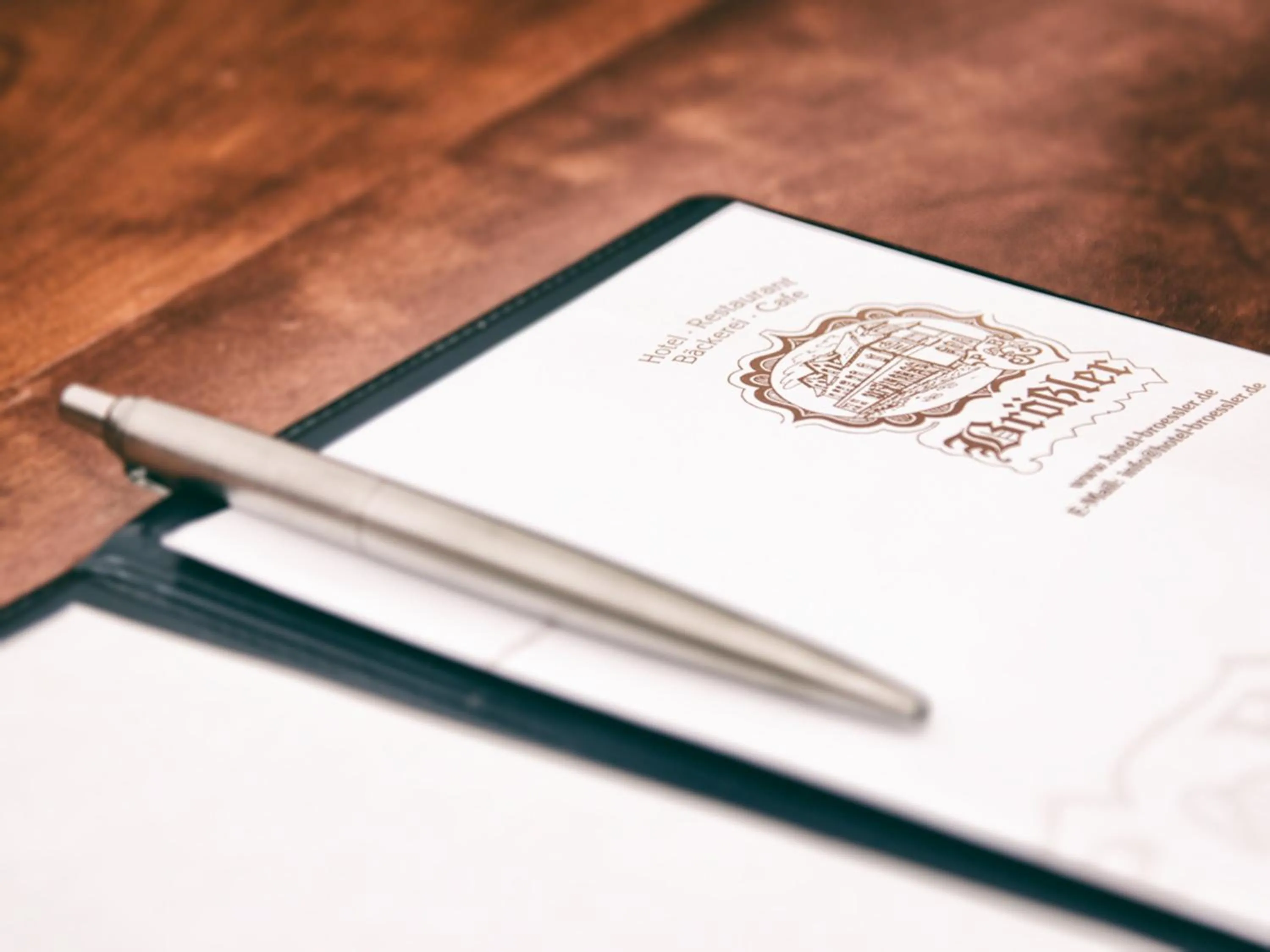 Lobby or reception in Hotel Brößler