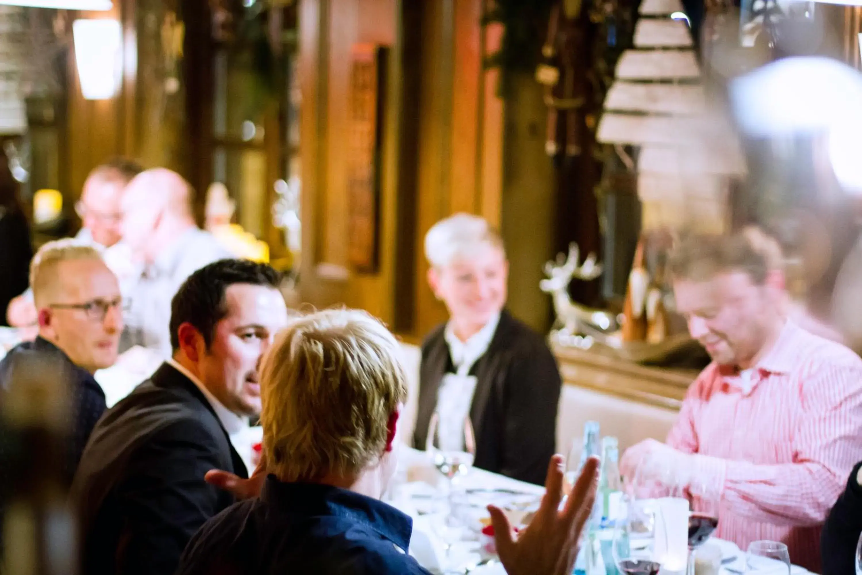 group of guests in Hotel Brößler