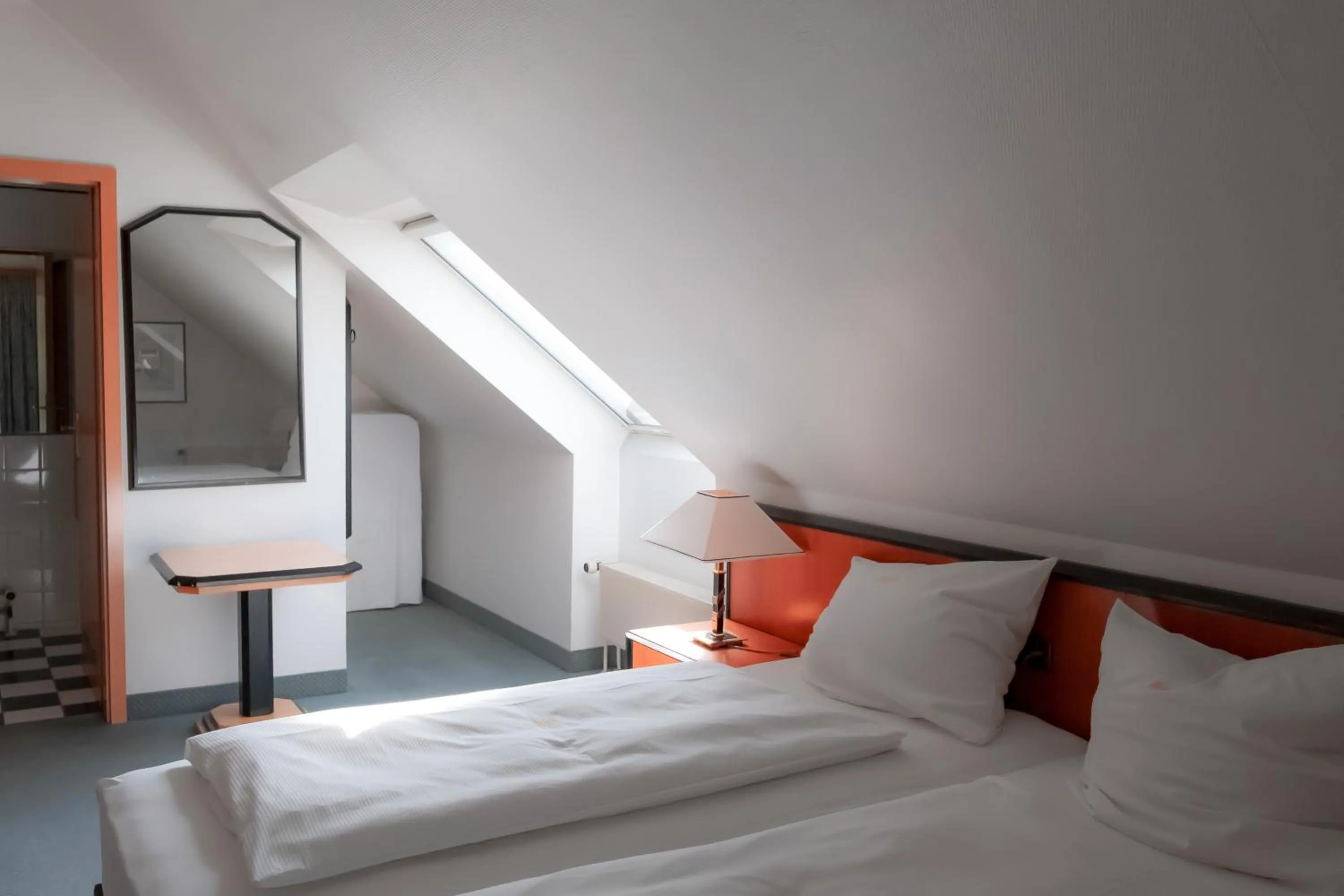 Photo of the whole room, Bed in Hotel Brößler