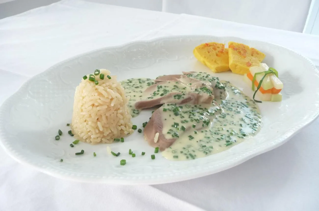 Food close-up in Landgasthof Weisses Lamm