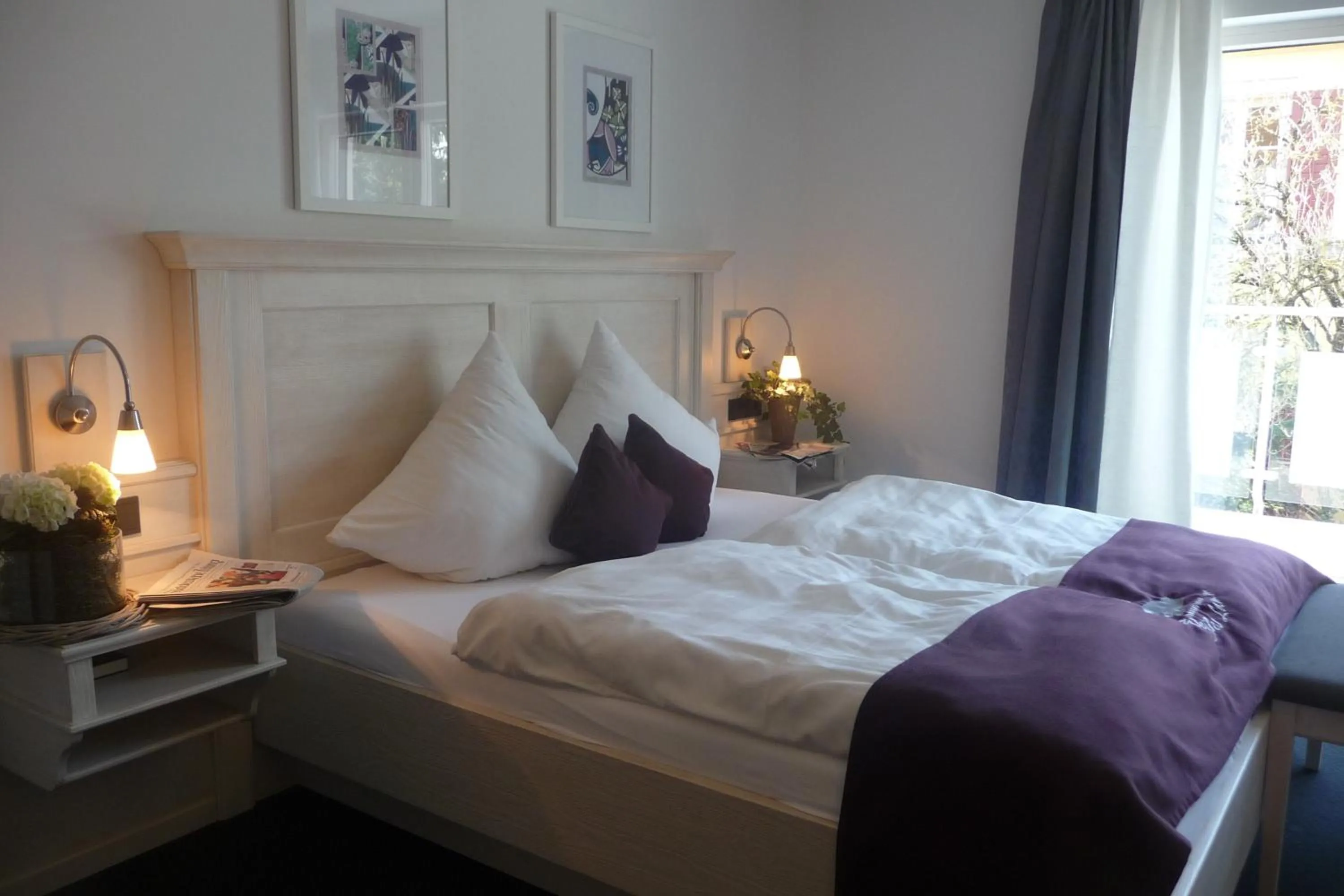 Bed in Landgasthof Weisses Lamm