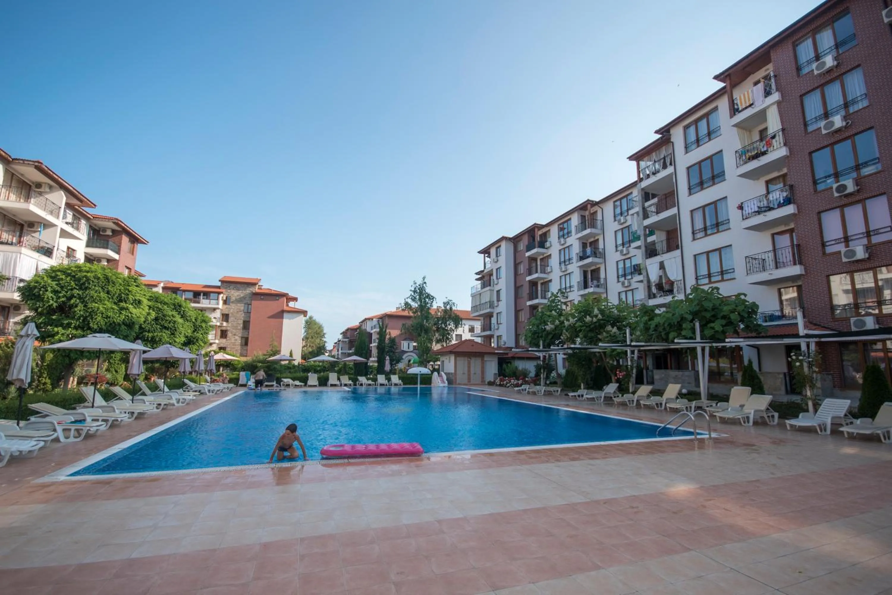 Swimming pool in Apollon Apartments