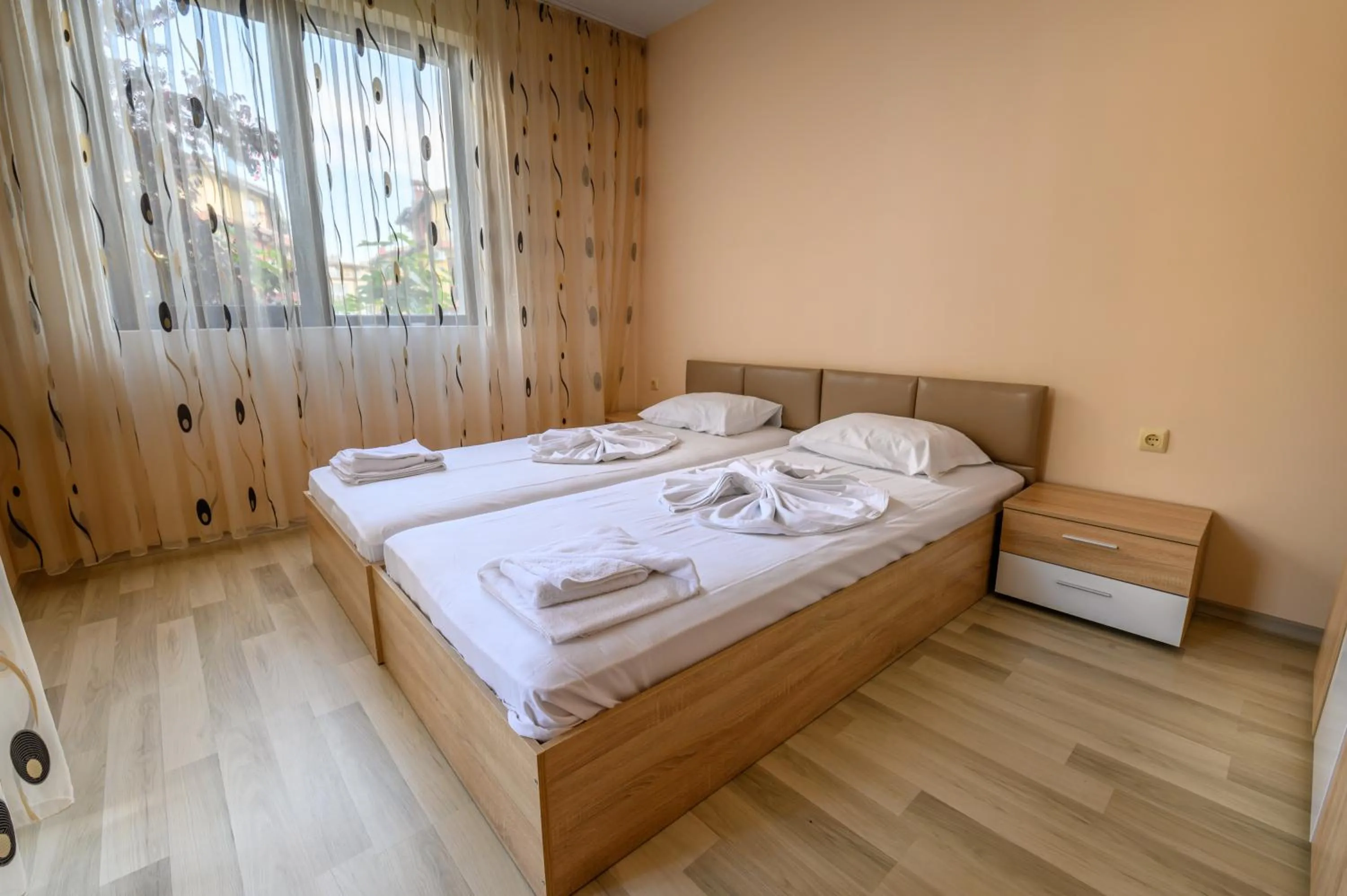Bed in Apollon Apartments