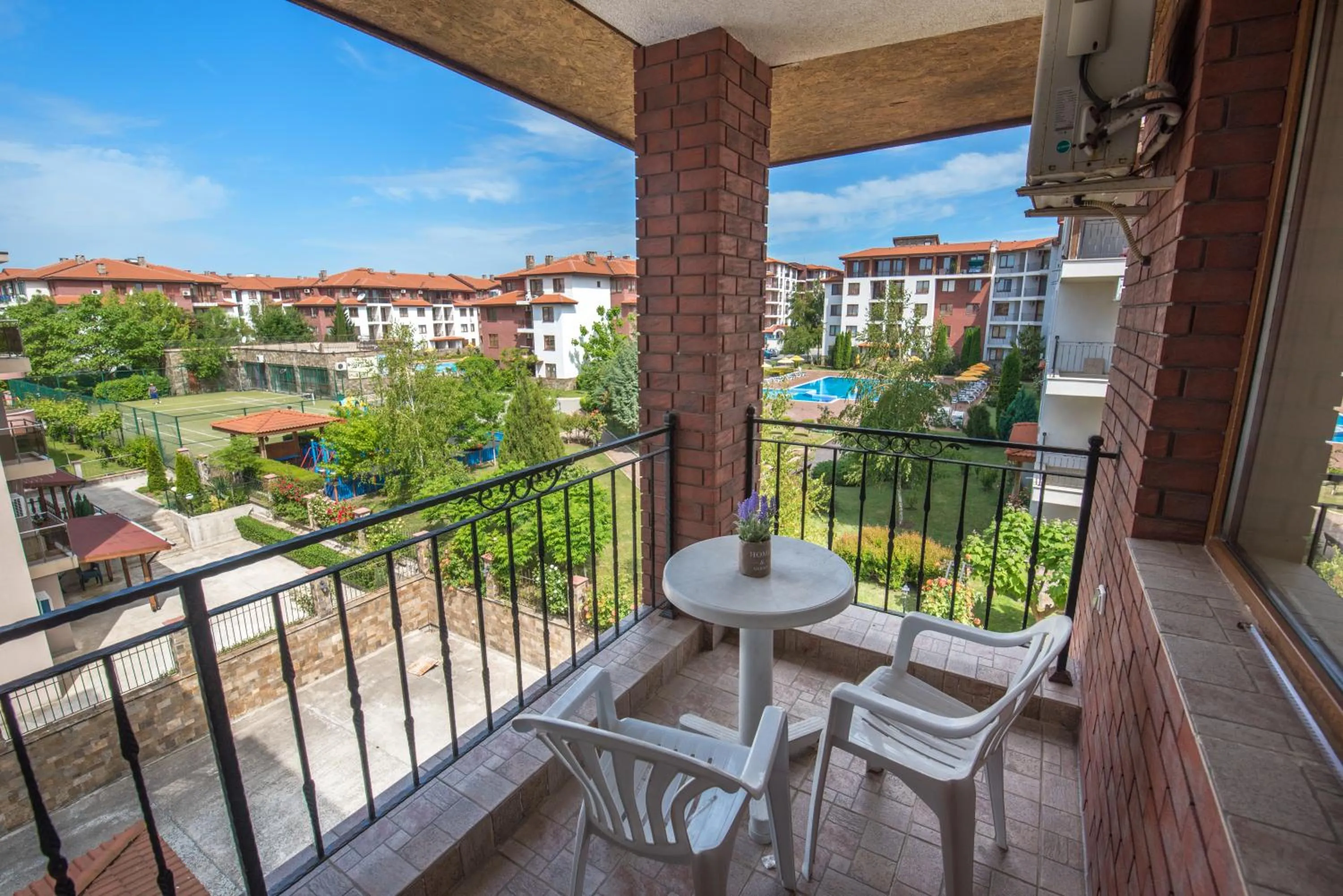 Garden view in Apollon Apartments