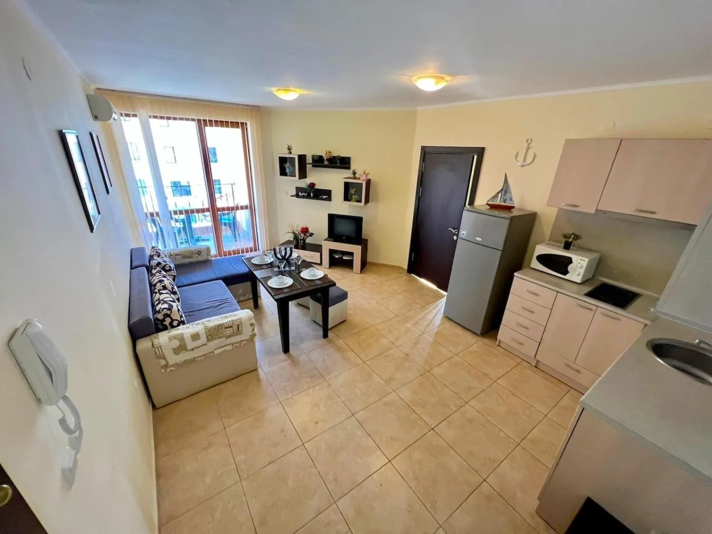 Kitchen or kitchenette in Apollon Apartments