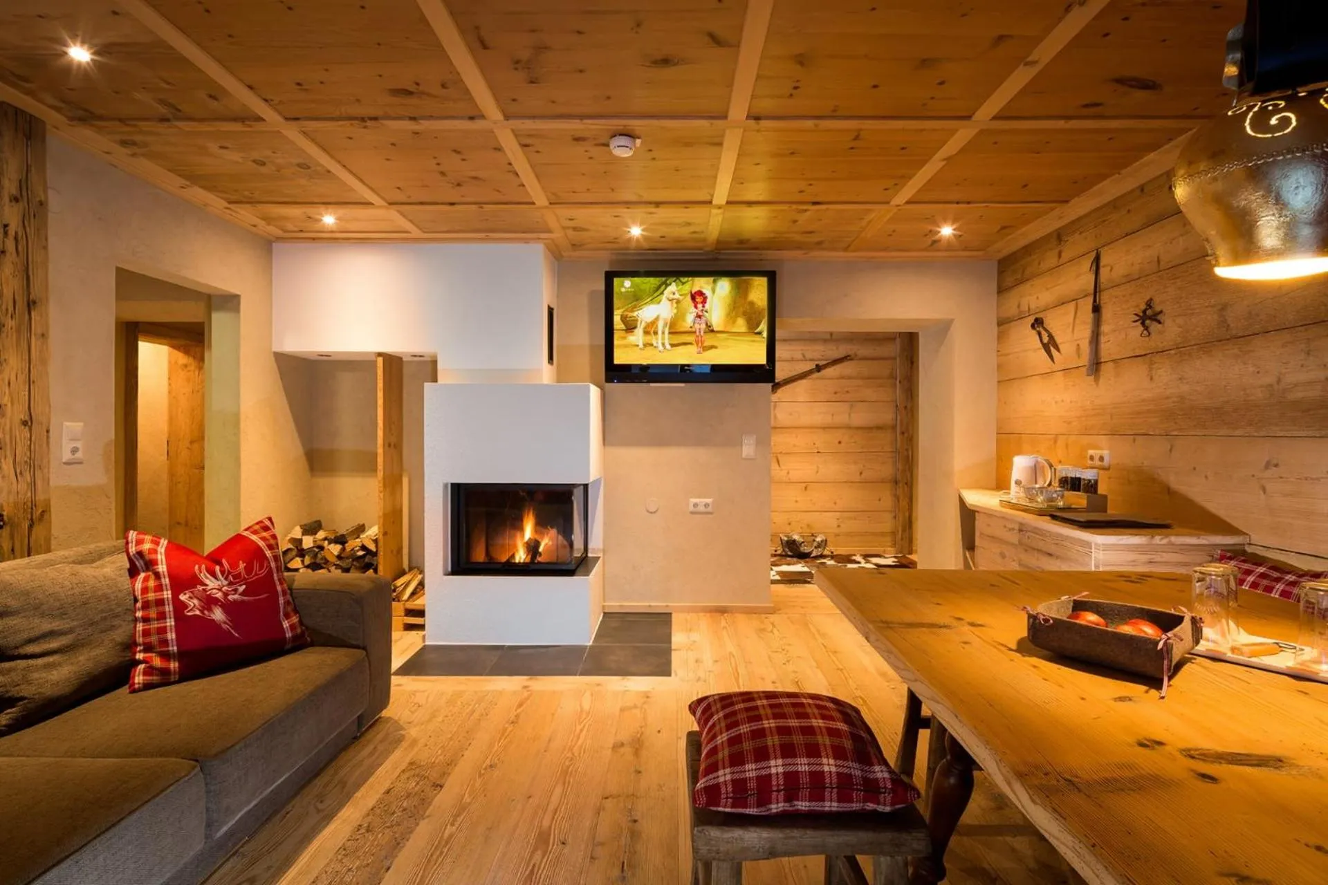 Living room in Hotel Riederhof- Urlaub mit WAU!