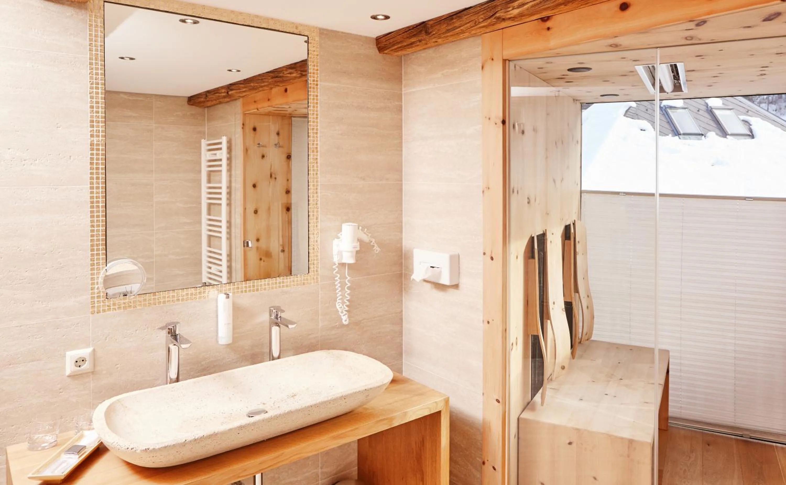 Bathroom in Hotel Riederhof- Urlaub mit WAU!