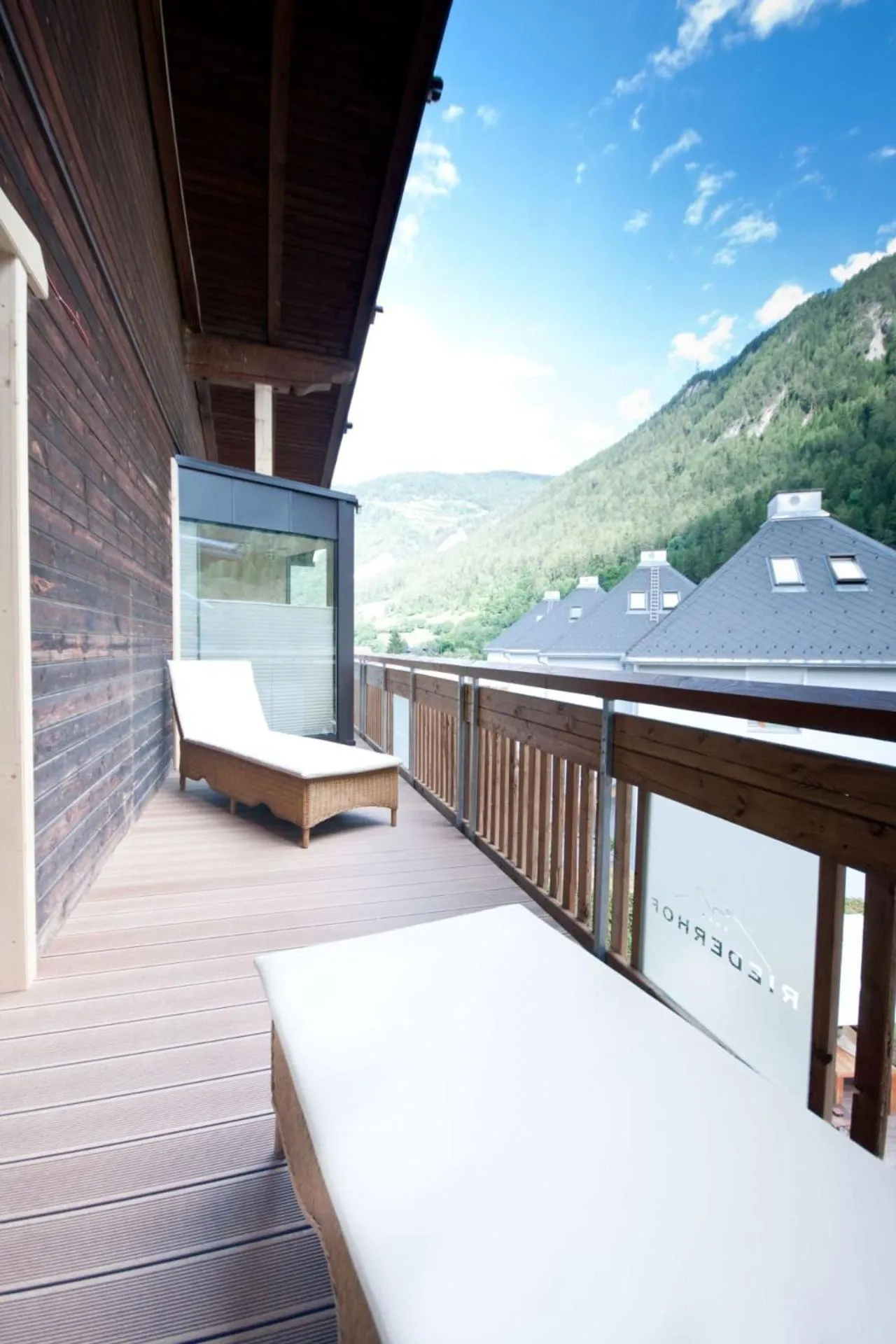Balcony/Terrace in Hotel Riederhof- Urlaub mit WAU!