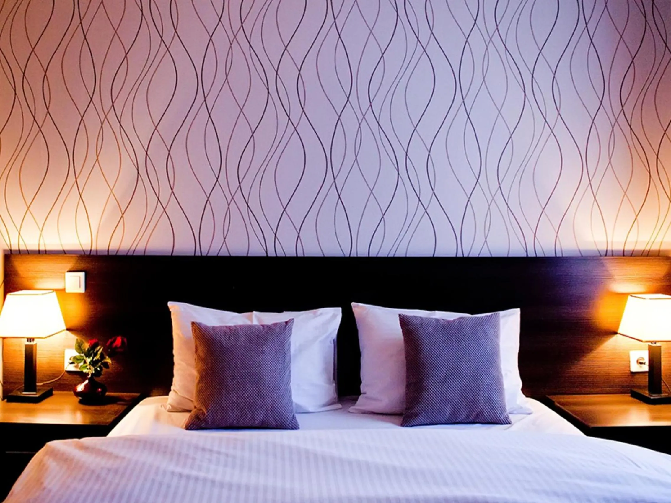 Decorative detail, Bed in Aviator Hotel Restauracja & SPA