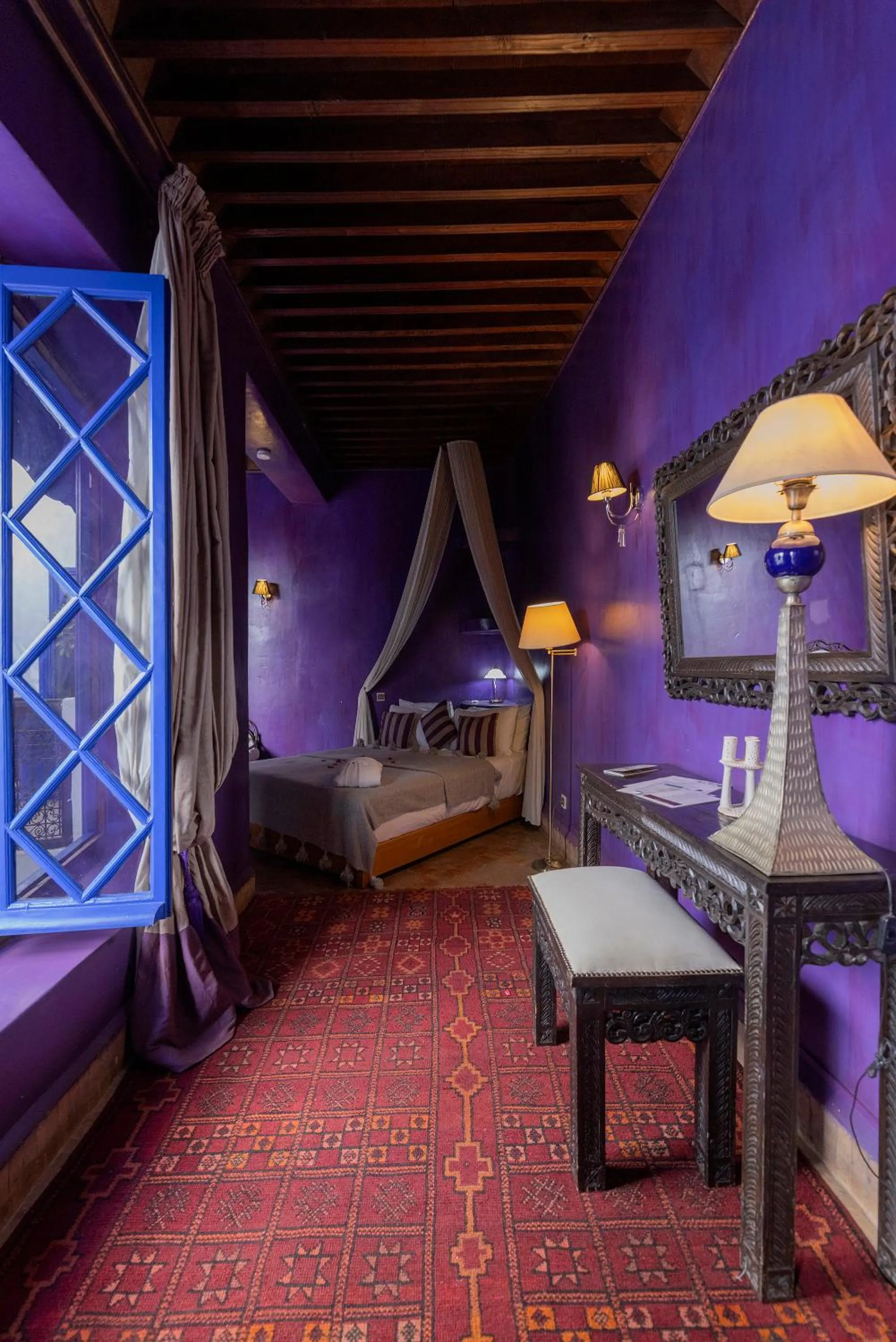 Bed in Riad Ayadina & SPA