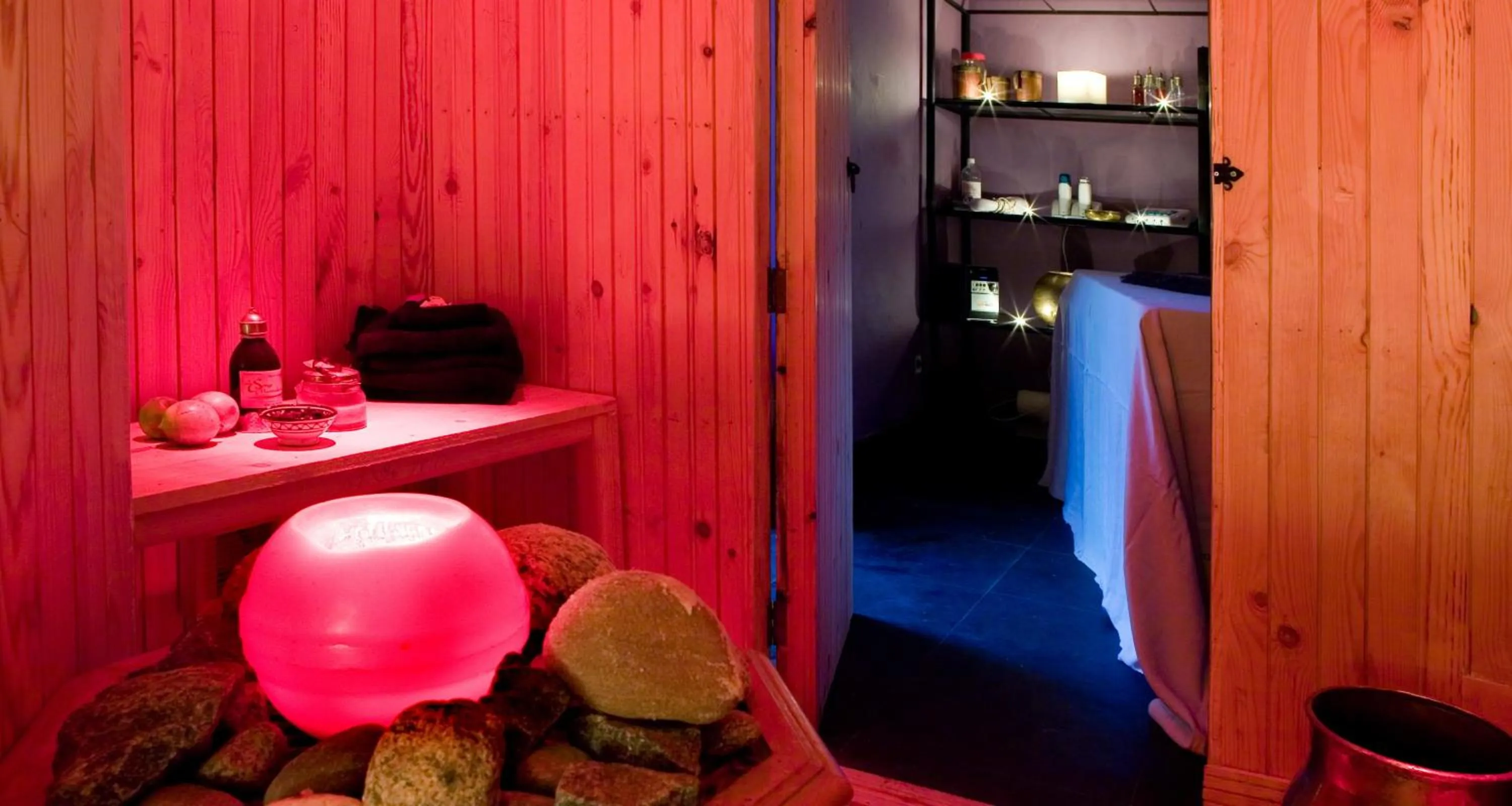 Sauna in Riad Ayadina & SPA