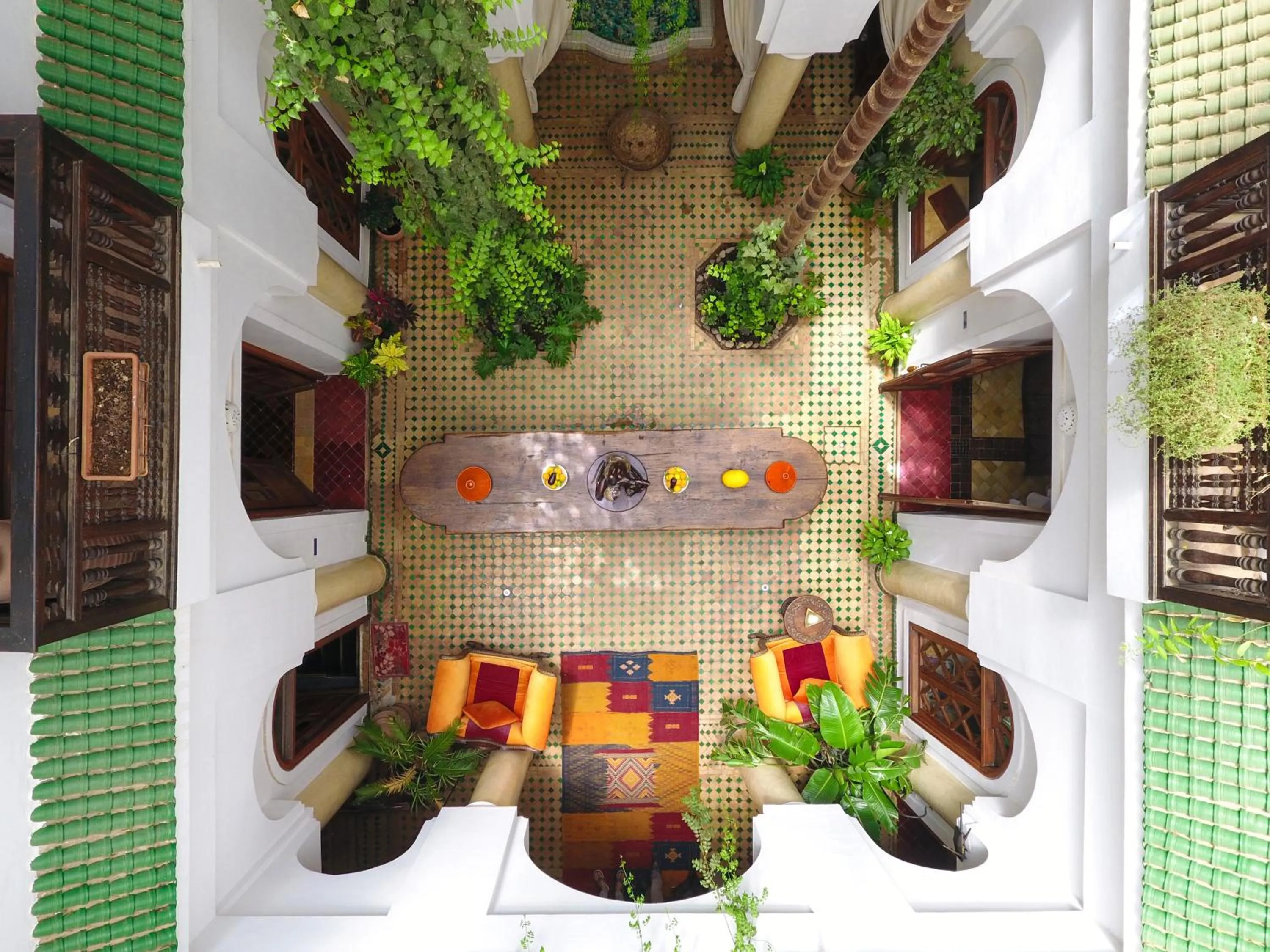 Patio in Riad Ayadina & SPA