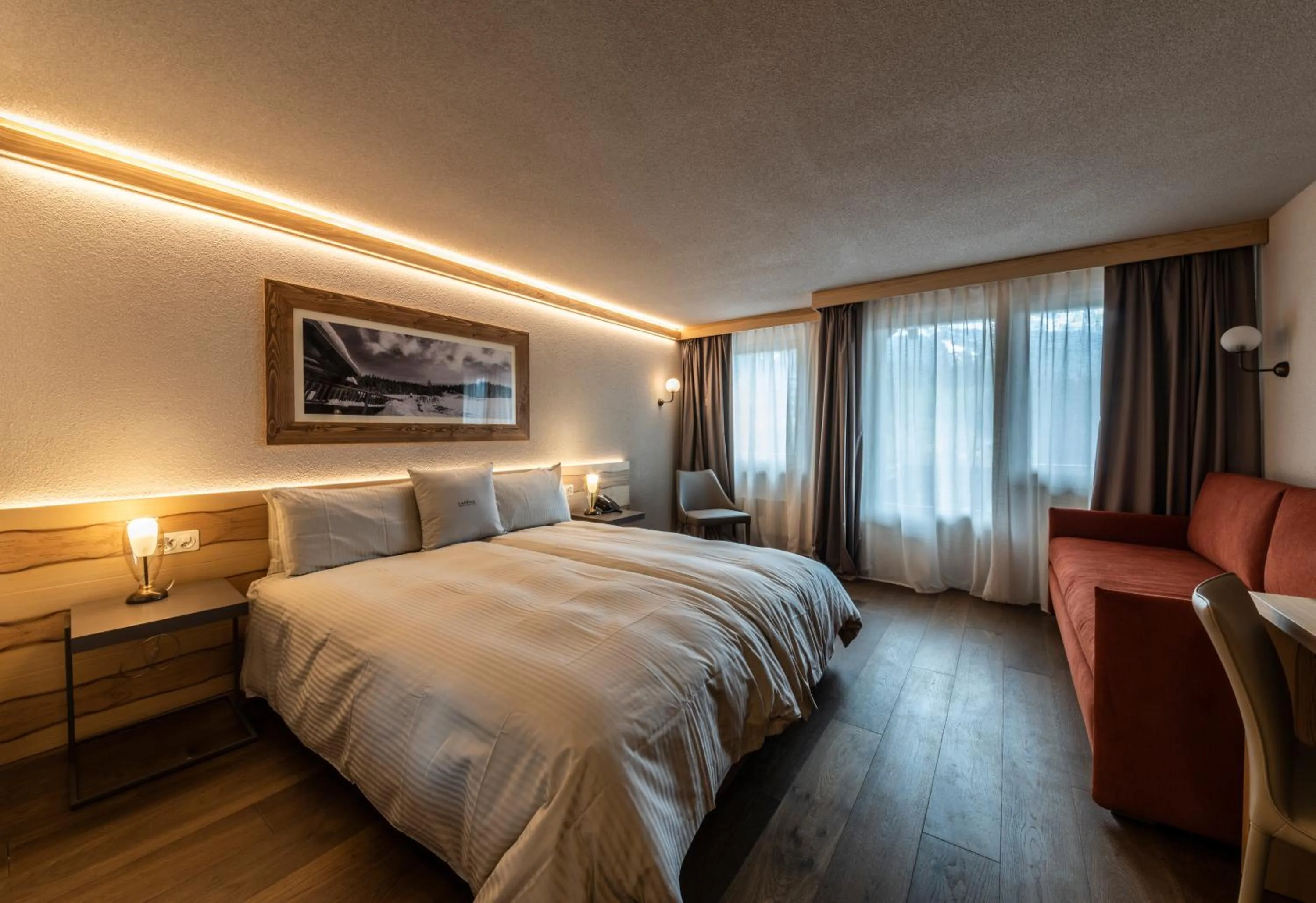 Bed in Hotel Maya Caprice