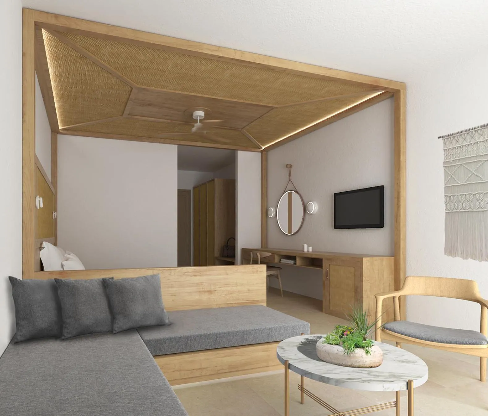 Seating area in Horizon Beach Resort