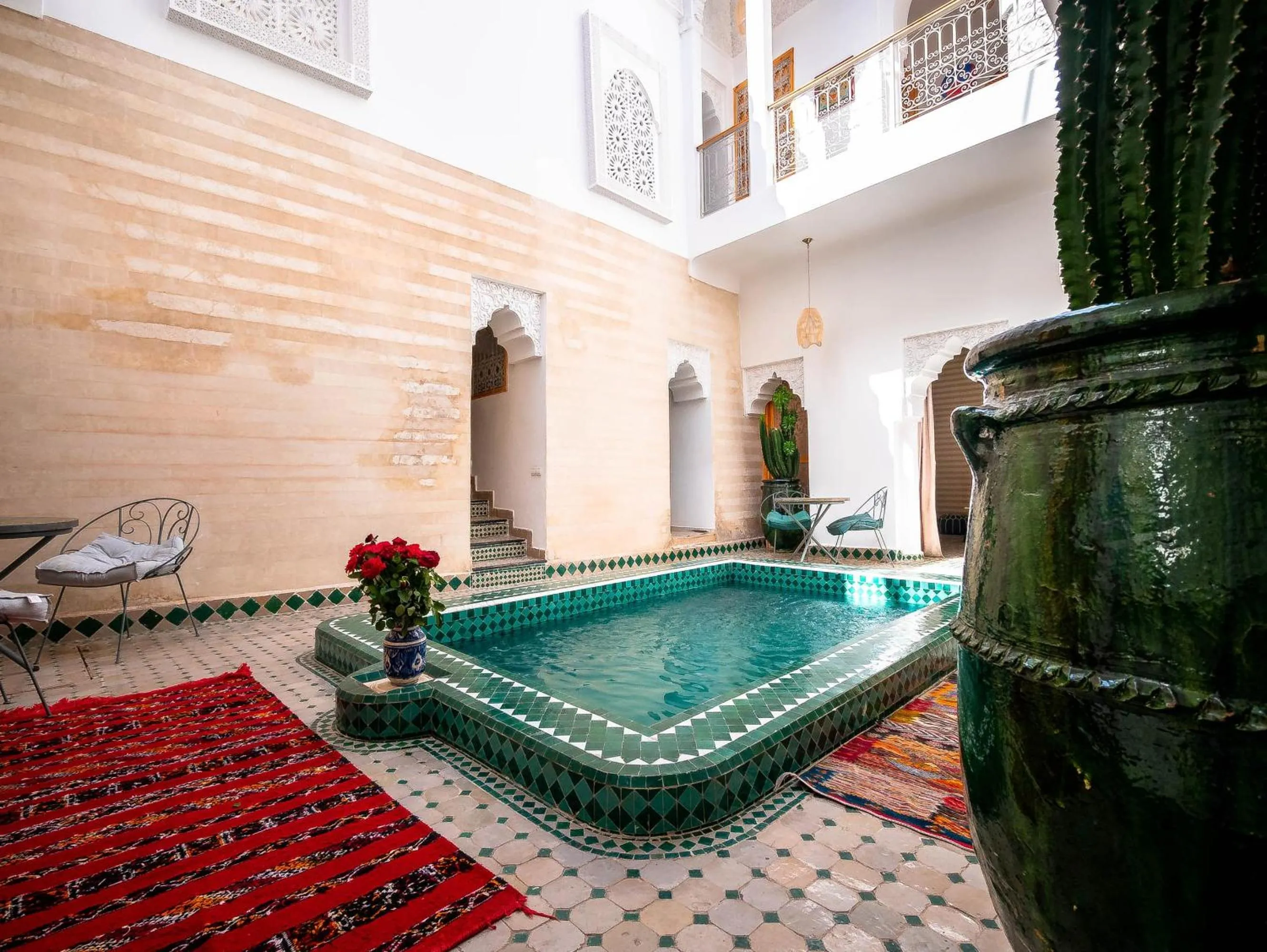 Swimming pool in Riad La Croix Berbere