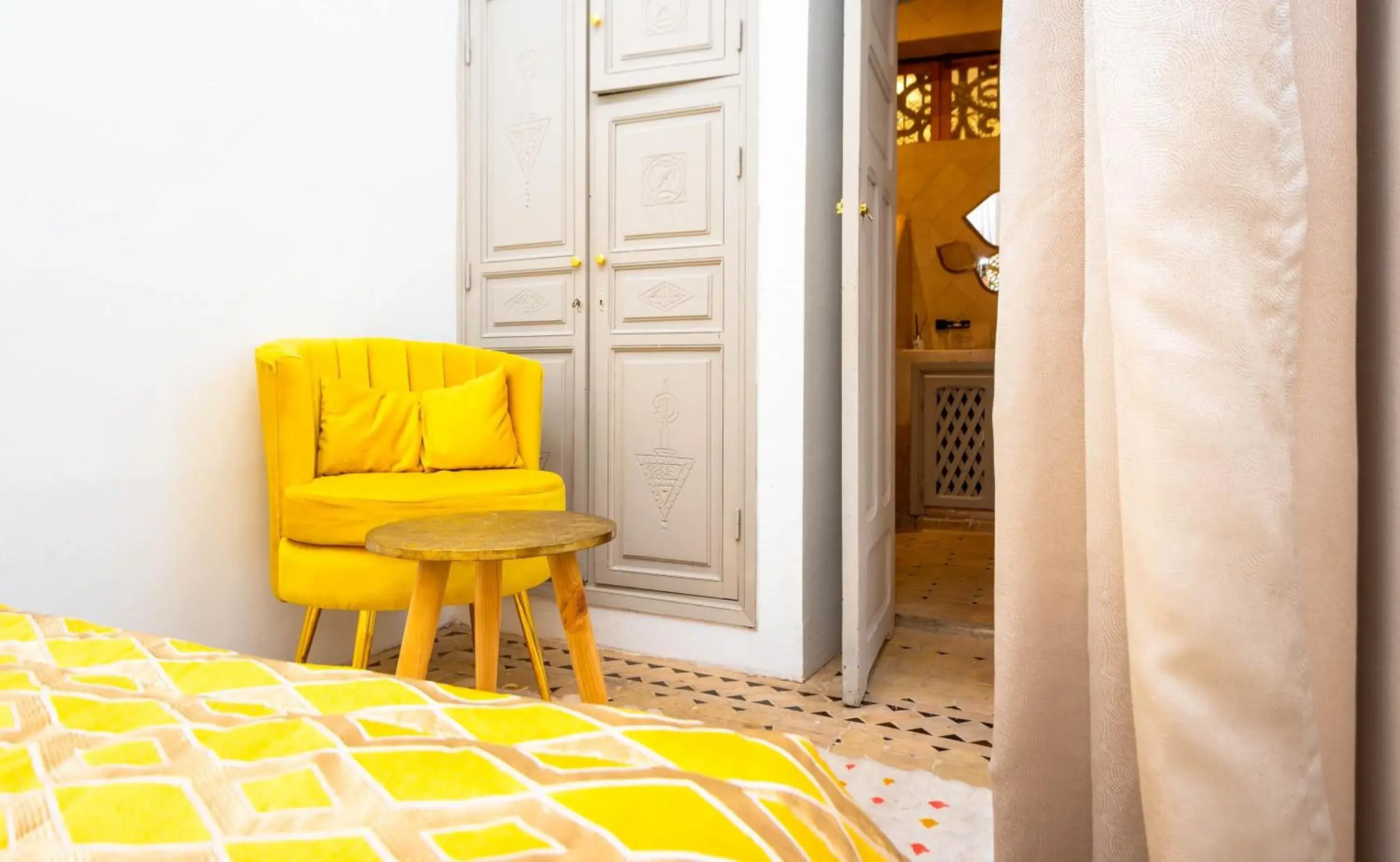 Bedroom, Bed in Riad La Croix Berbere Bedroom, Bed in Riad La Croix Berbere