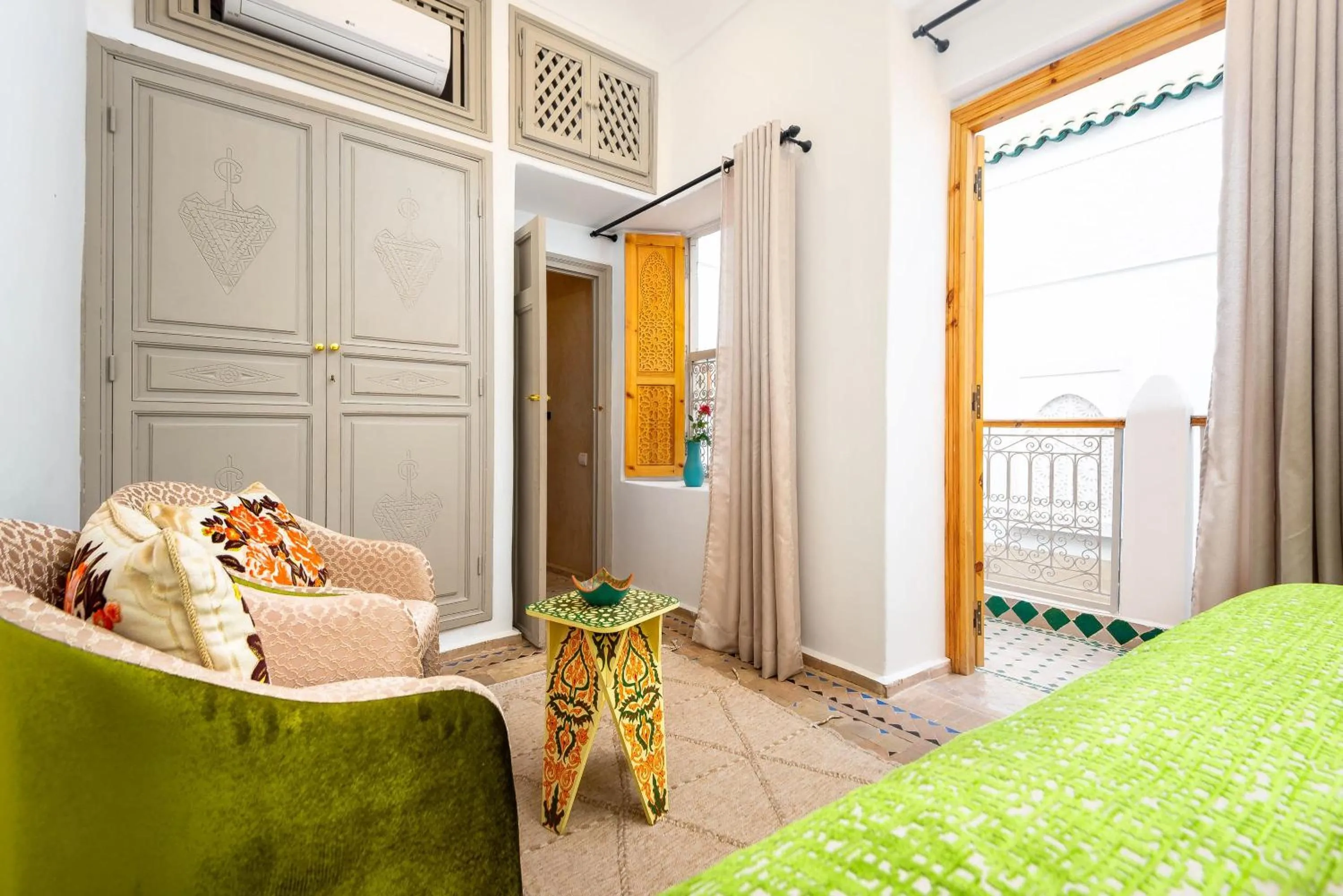 Bedroom, Bed in Riad La Croix Berbere