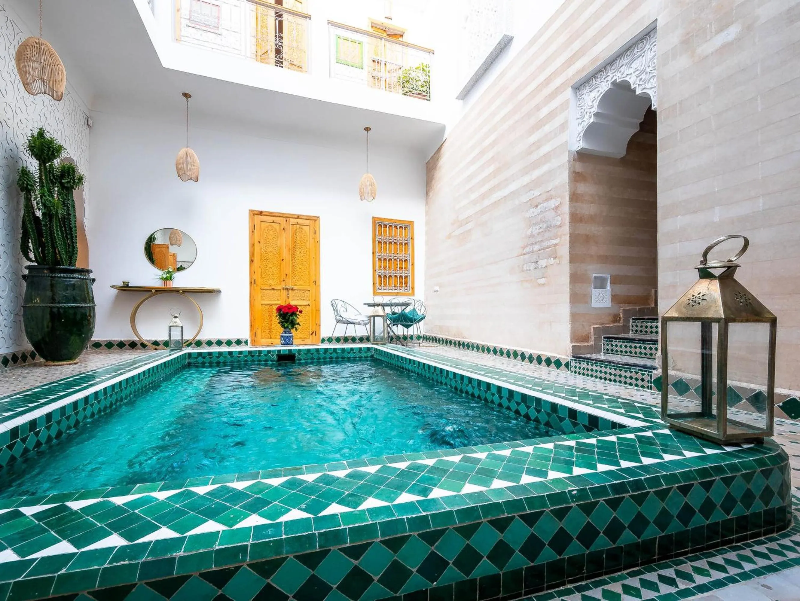 Swimming pool in Riad La Croix Berbere