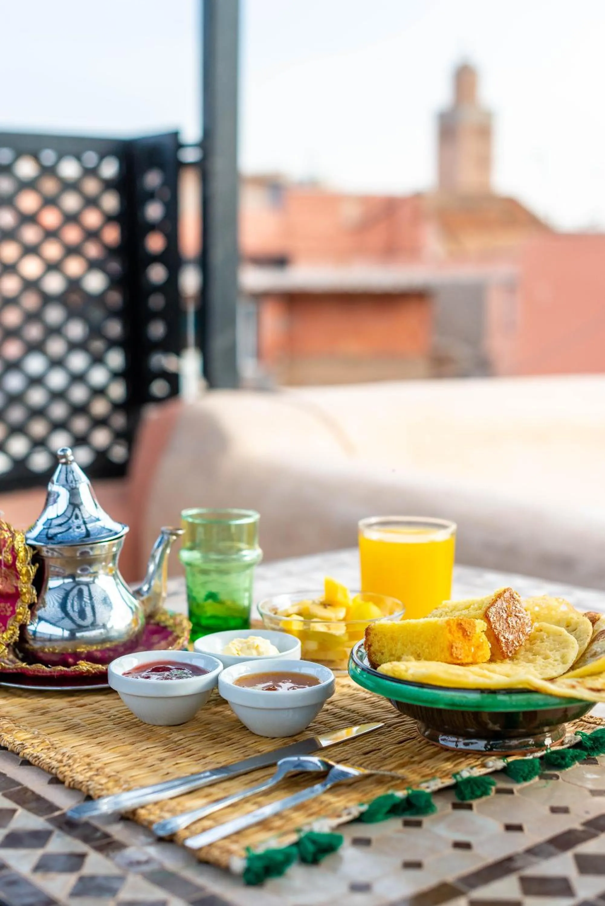 Balcony/Terrace in Riad La Croix Berbere
