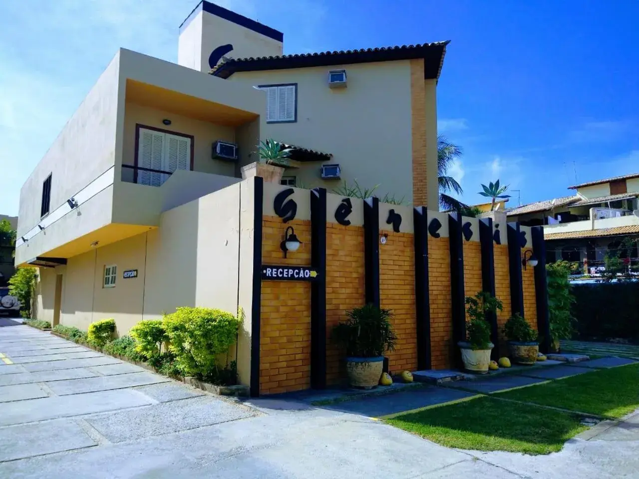 Facade/entrance in Pousada Genesis Facade/entrance in Pousada Genesis