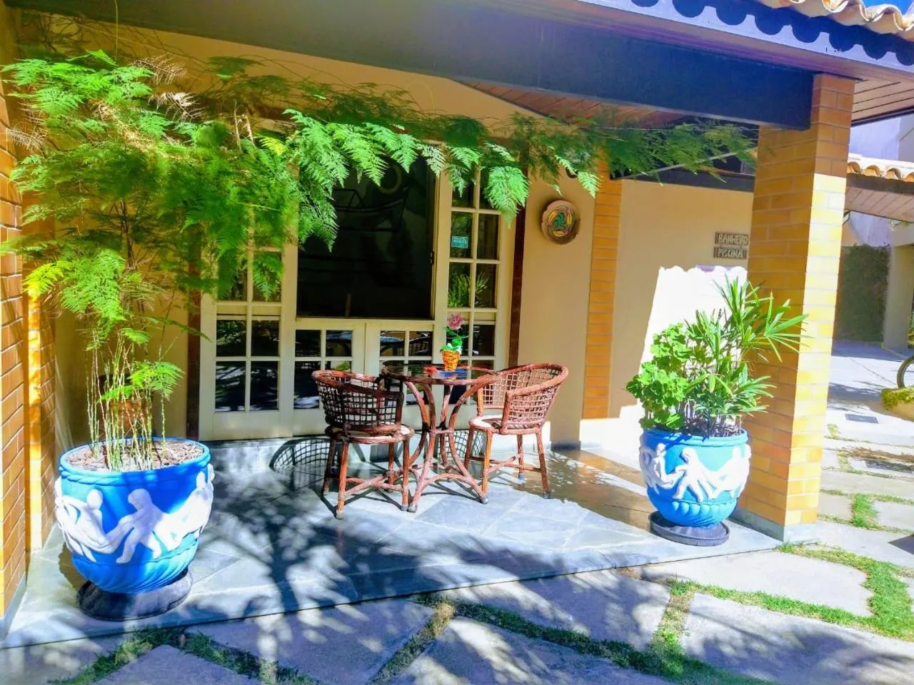 Patio in Pousada Genesis