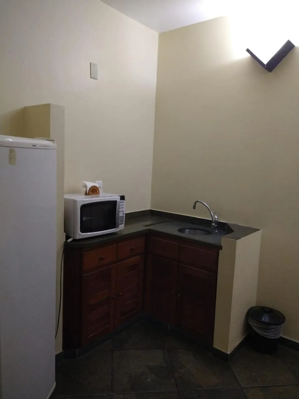 Kitchen or kitchenette in Pousada Genesis