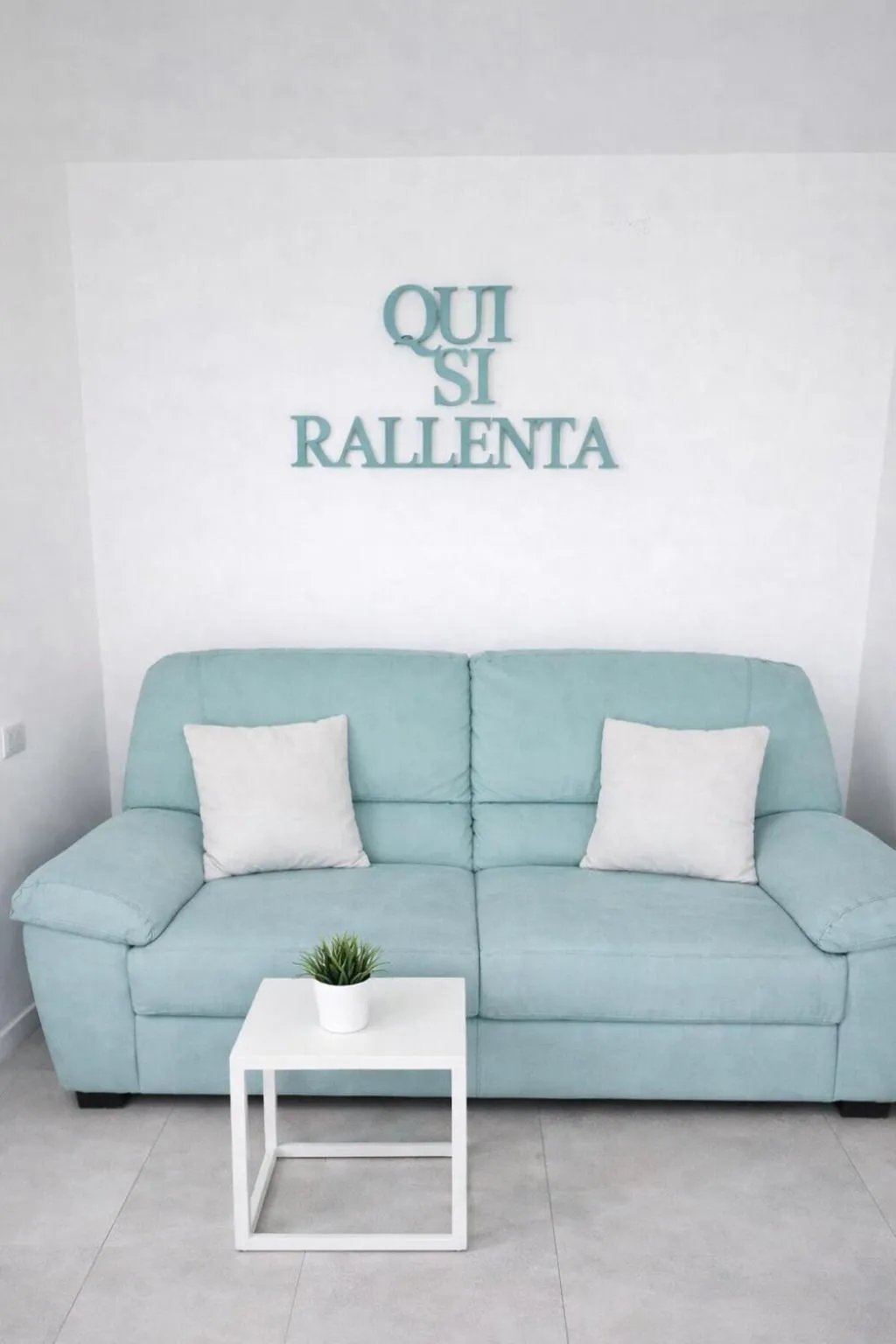 Living room in L'Isola Del Postino Rooms